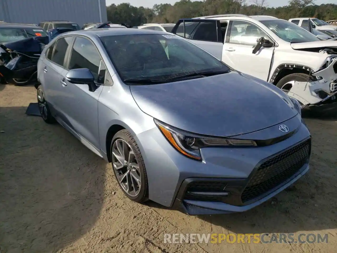 1 Photograph of a damaged car 5YFS4MCE3MP090171 TOYOTA COROLLA 2021