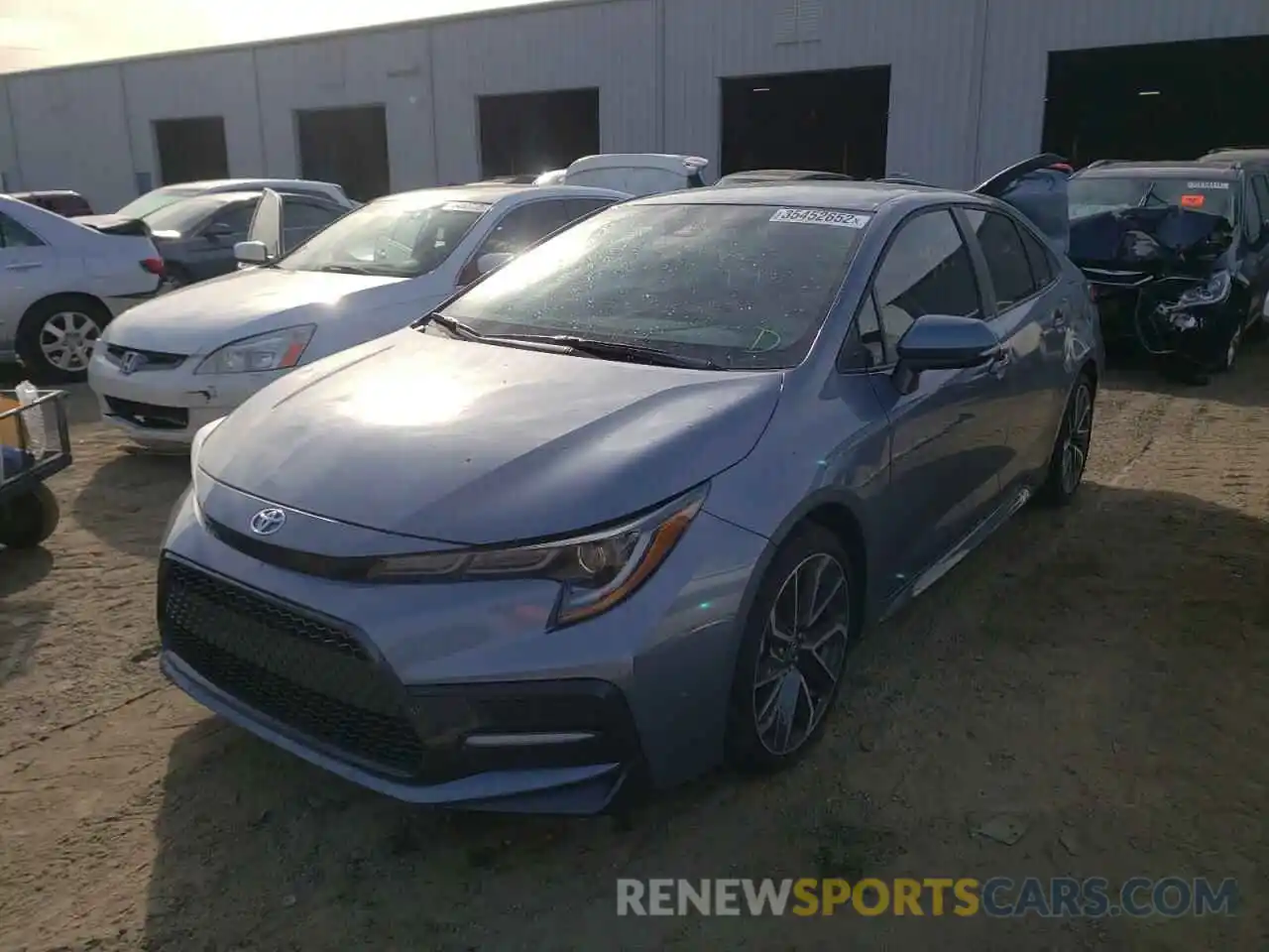 2 Photograph of a damaged car 5YFS4MCE3MP090171 TOYOTA COROLLA 2021