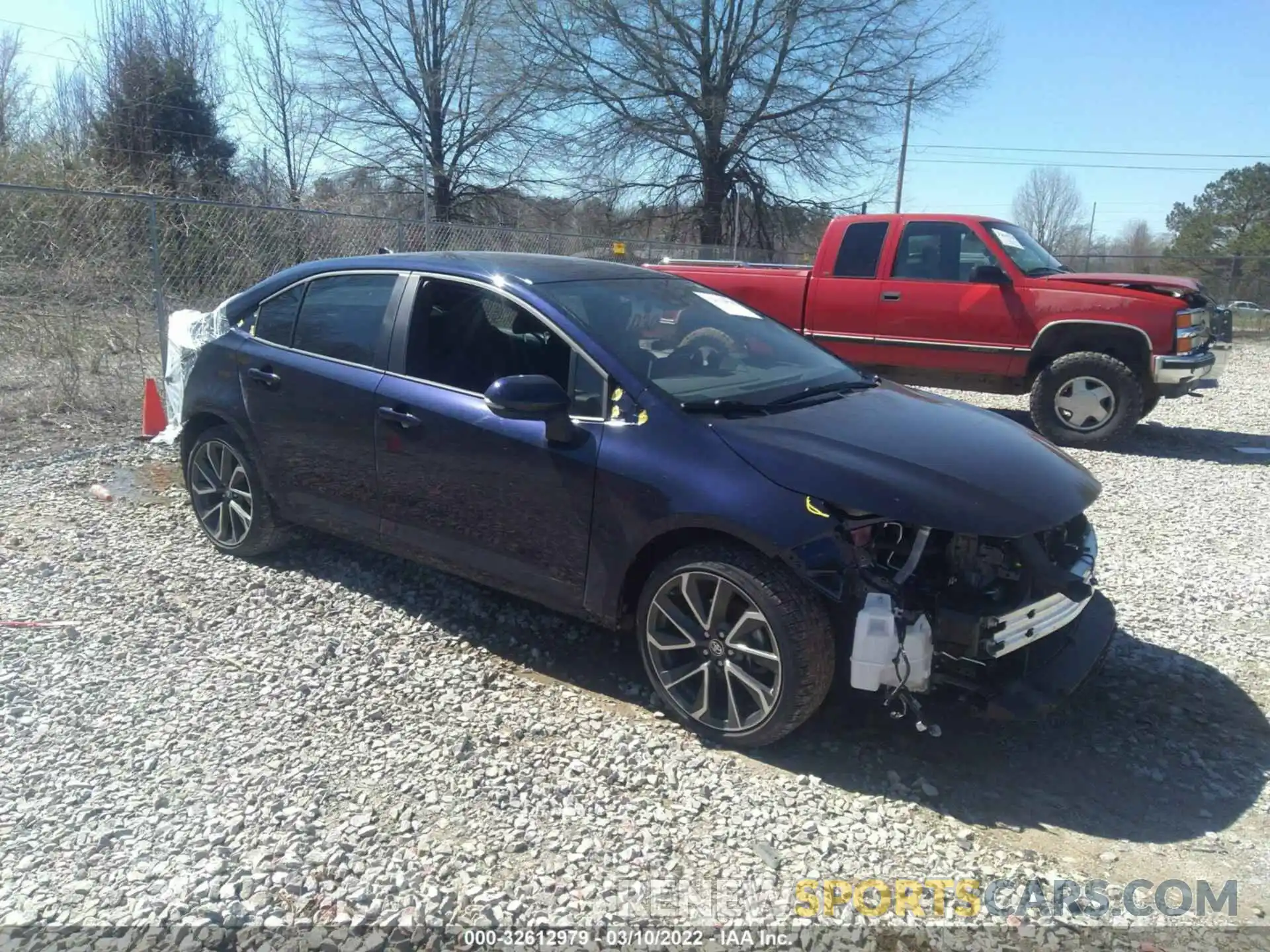 1 Photograph of a damaged car 5YFS4MCE3MP094396 TOYOTA COROLLA 2021