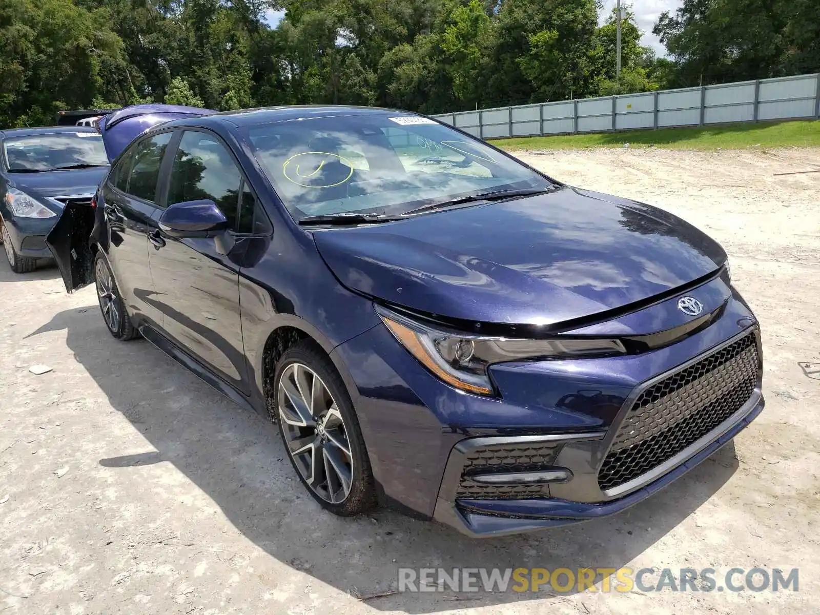 1 Photograph of a damaged car 5YFS4MCE3MP094527 TOYOTA COROLLA 2021