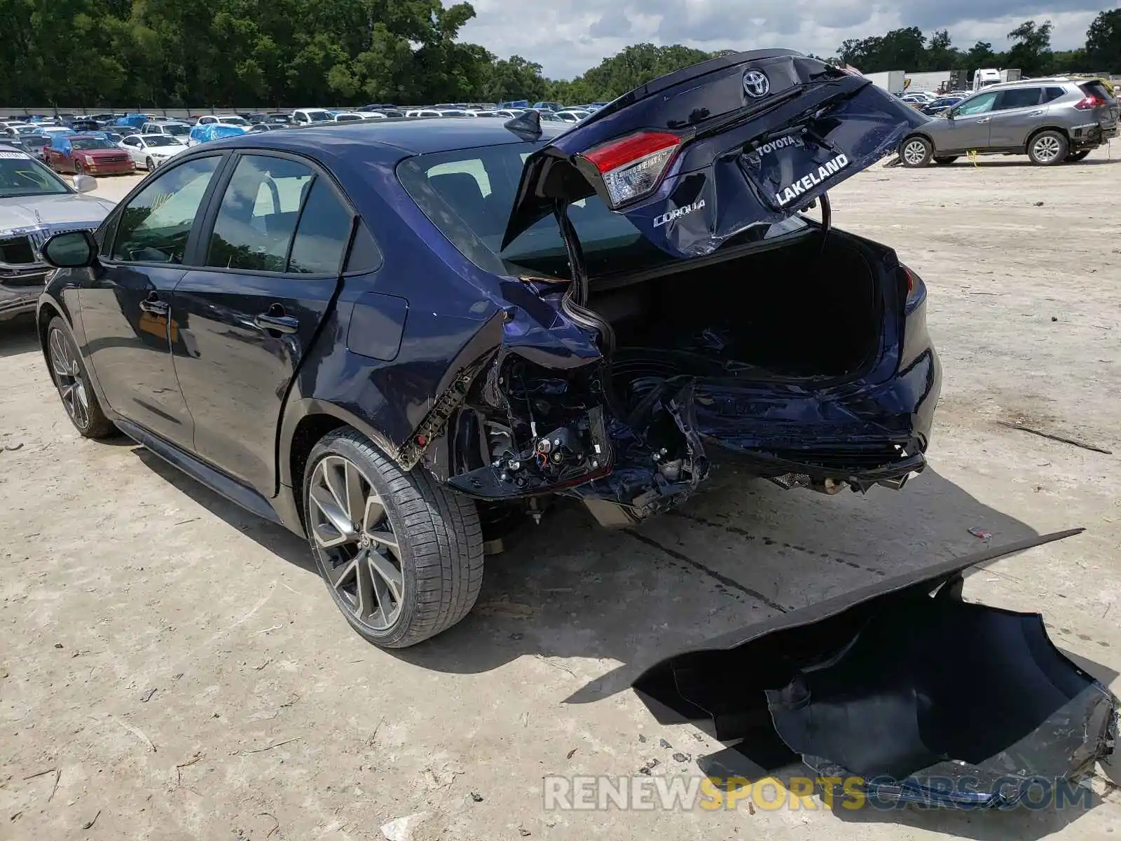 3 Photograph of a damaged car 5YFS4MCE3MP094527 TOYOTA COROLLA 2021