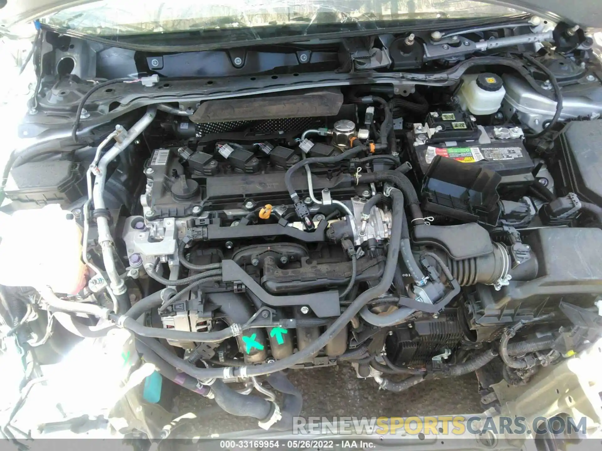 10 Фотография поврежденного автомобиля 5YFS4MCE3MP095841 TOYOTA COROLLA 2021