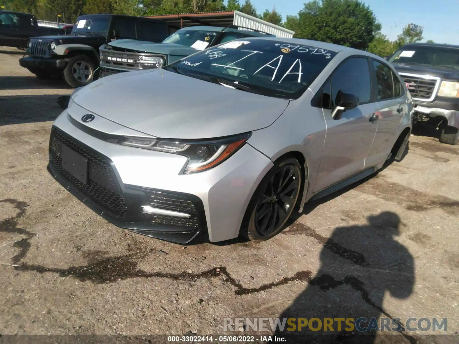 2 Photograph of a damaged car 5YFS4MCE3MP095936 TOYOTA COROLLA 2021