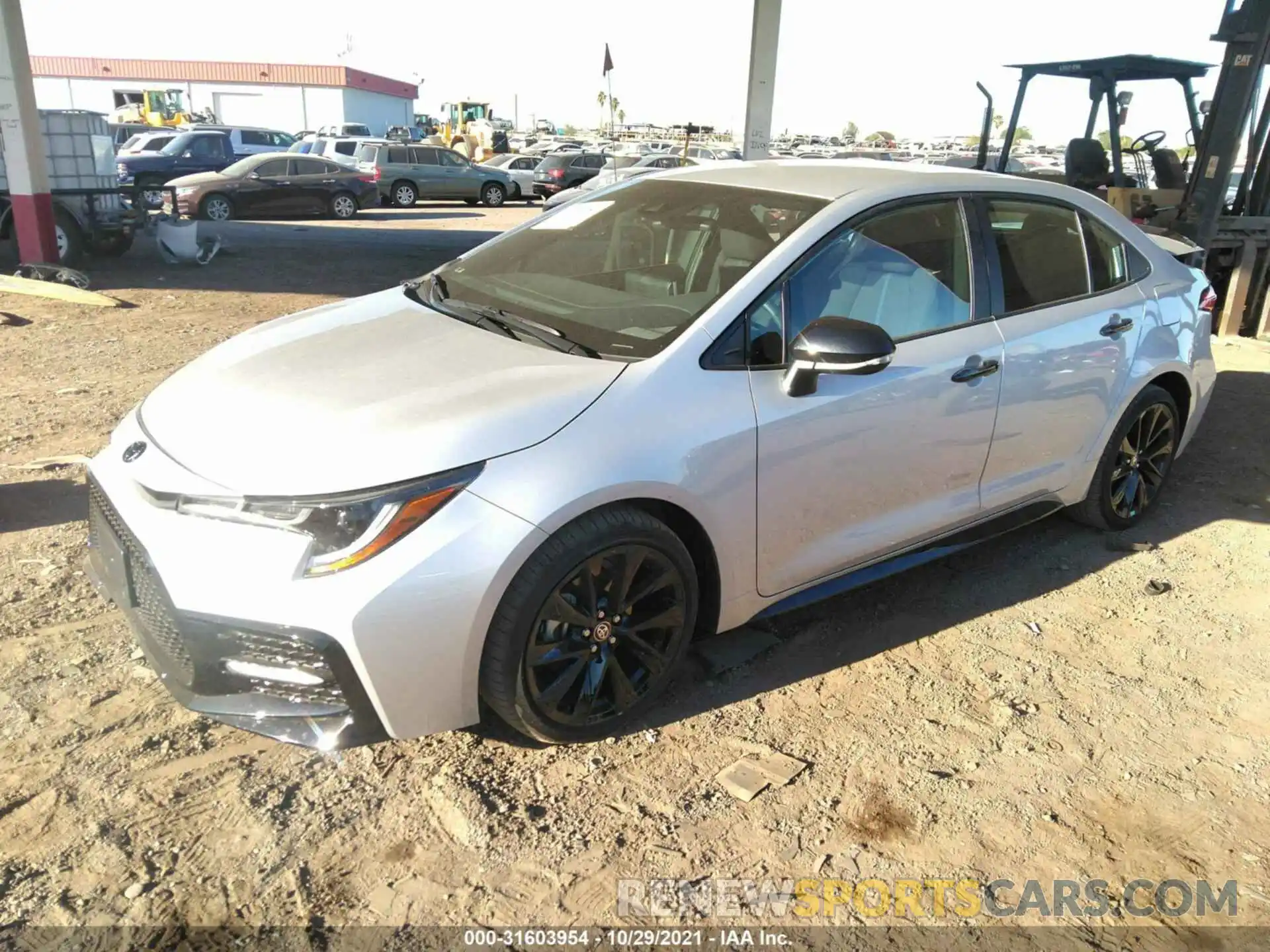 2 Photograph of a damaged car 5YFS4MCE3MP097721 TOYOTA COROLLA 2021