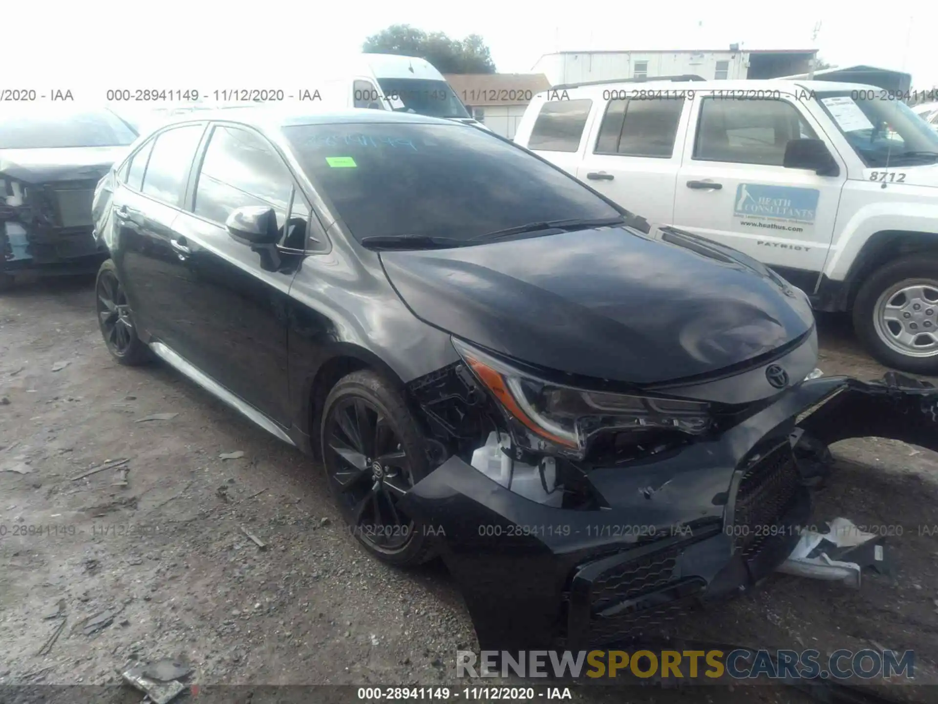 1 Photograph of a damaged car 5YFS4MCE4MP058751 TOYOTA COROLLA 2021