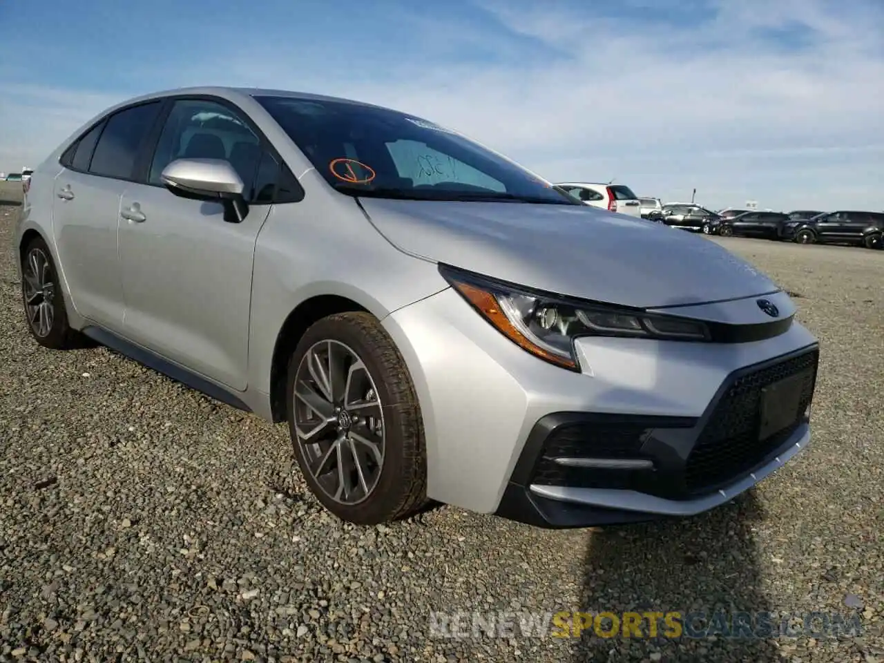 1 Photograph of a damaged car 5YFS4MCE4MP060743 TOYOTA COROLLA 2021