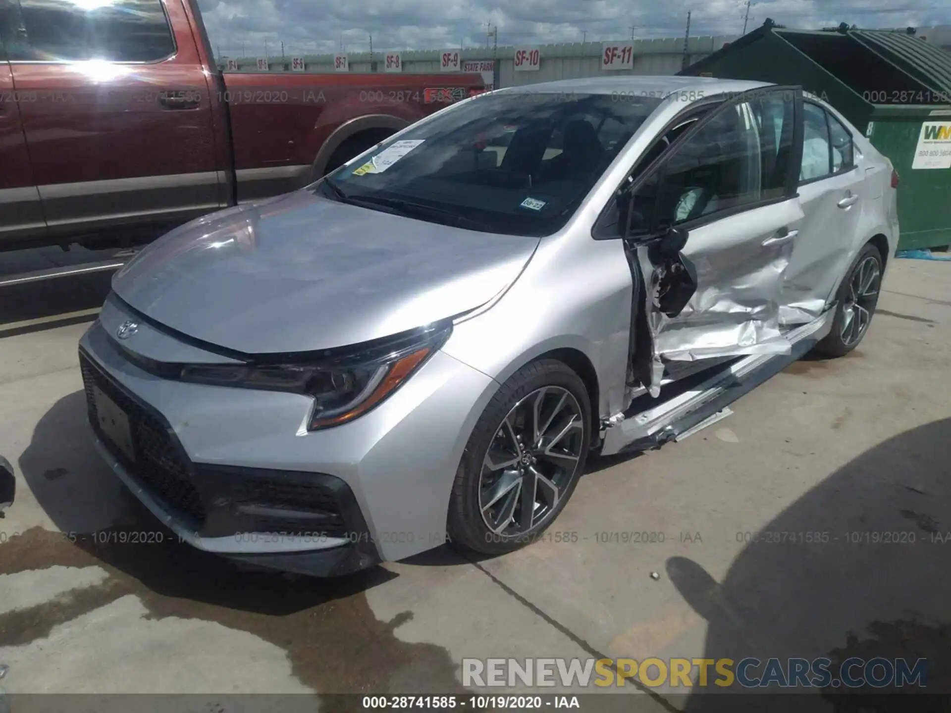 2 Photograph of a damaged car 5YFS4MCE4MP062279 TOYOTA COROLLA 2021