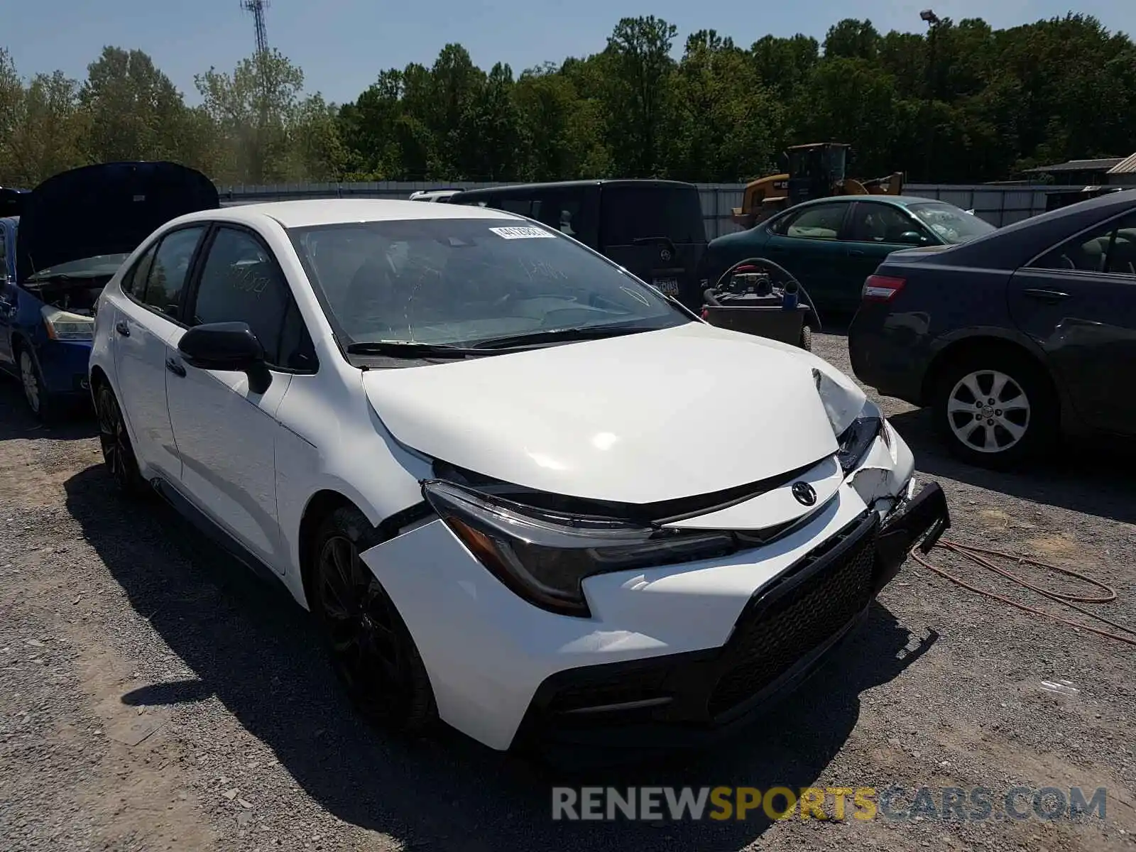 1 Photograph of a damaged car 5YFS4MCE4MP063545 TOYOTA COROLLA 2021