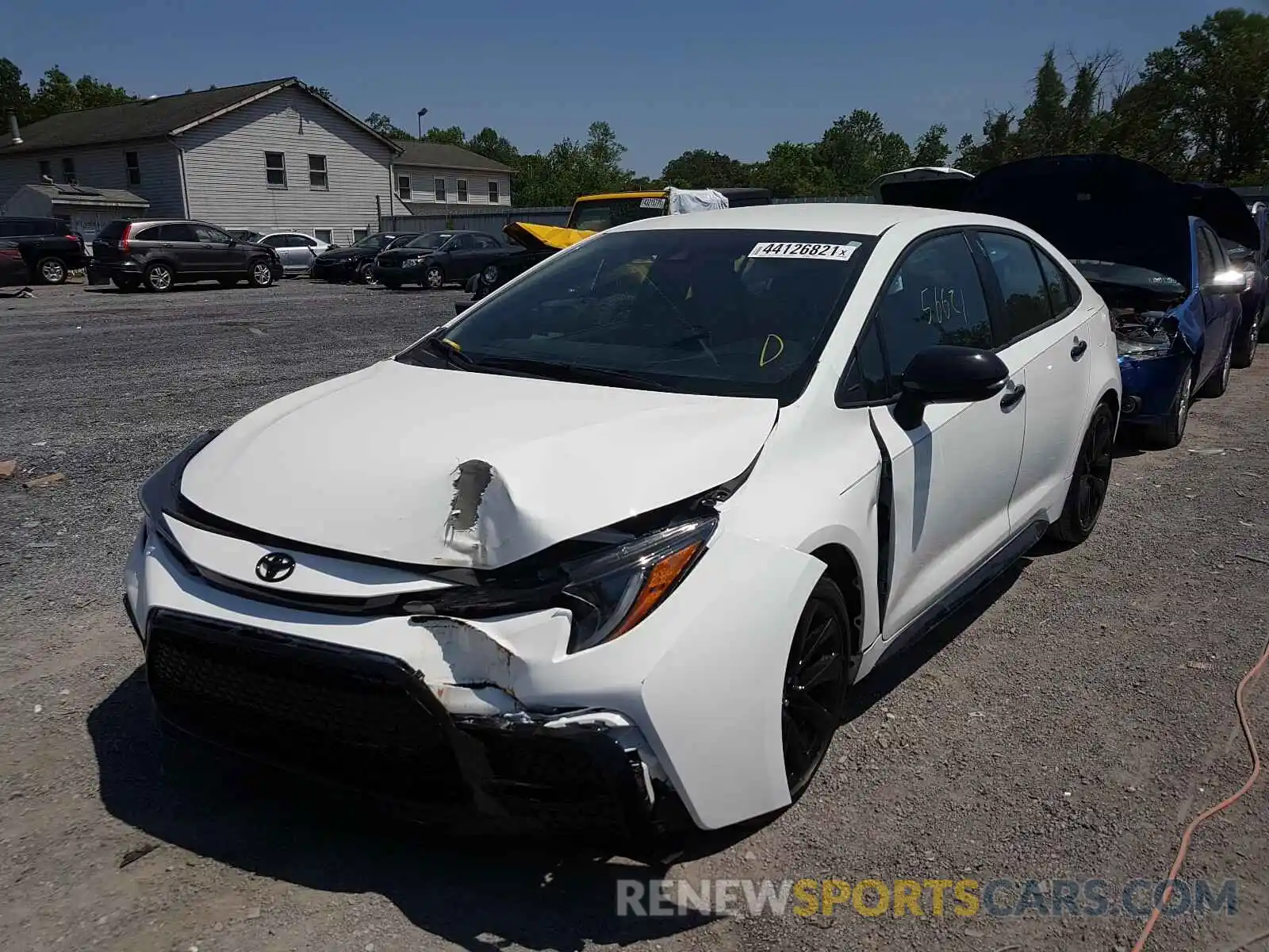 2 Photograph of a damaged car 5YFS4MCE4MP063545 TOYOTA COROLLA 2021