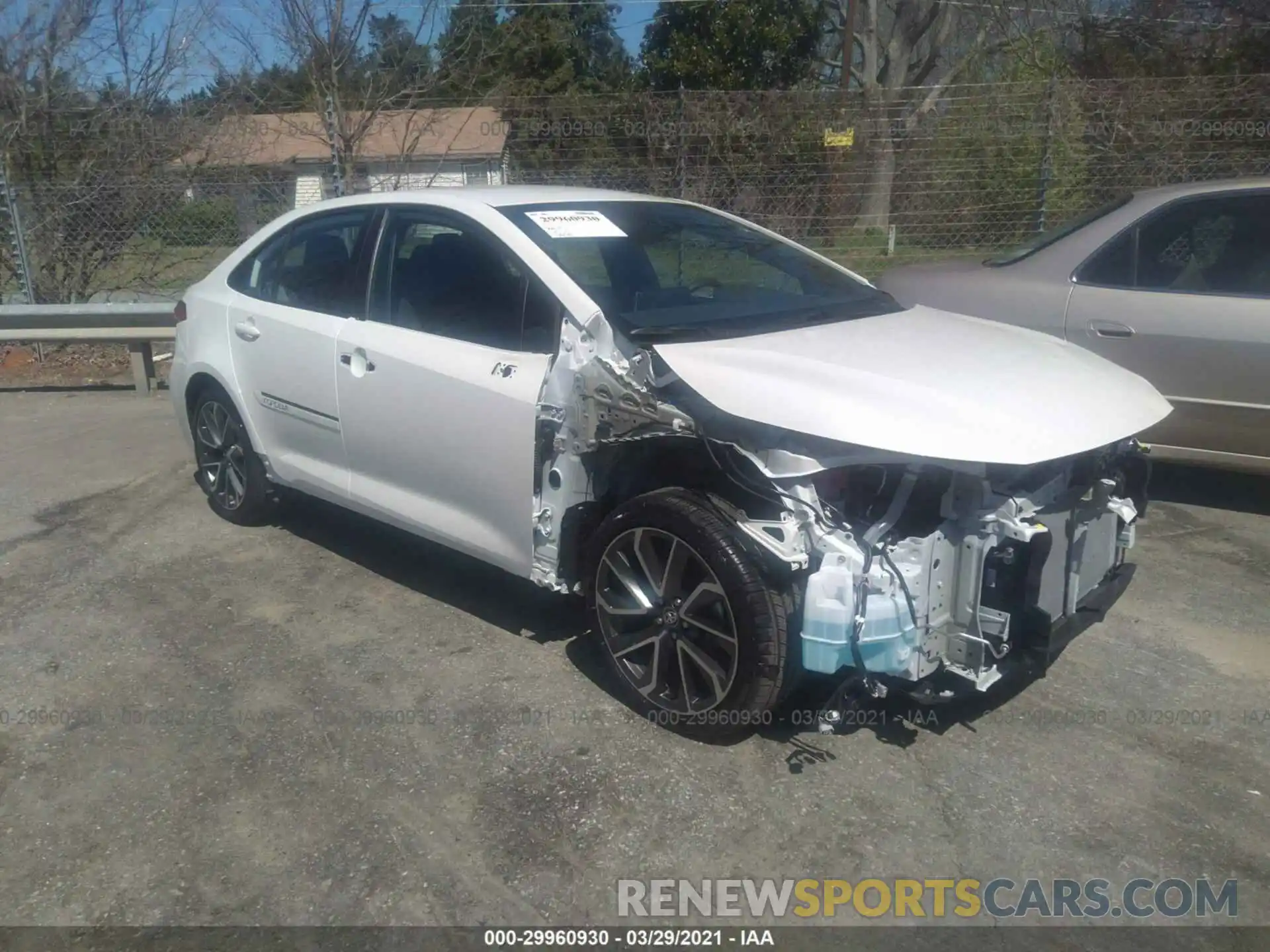 1 Photograph of a damaged car 5YFS4MCE4MP065411 TOYOTA COROLLA 2021