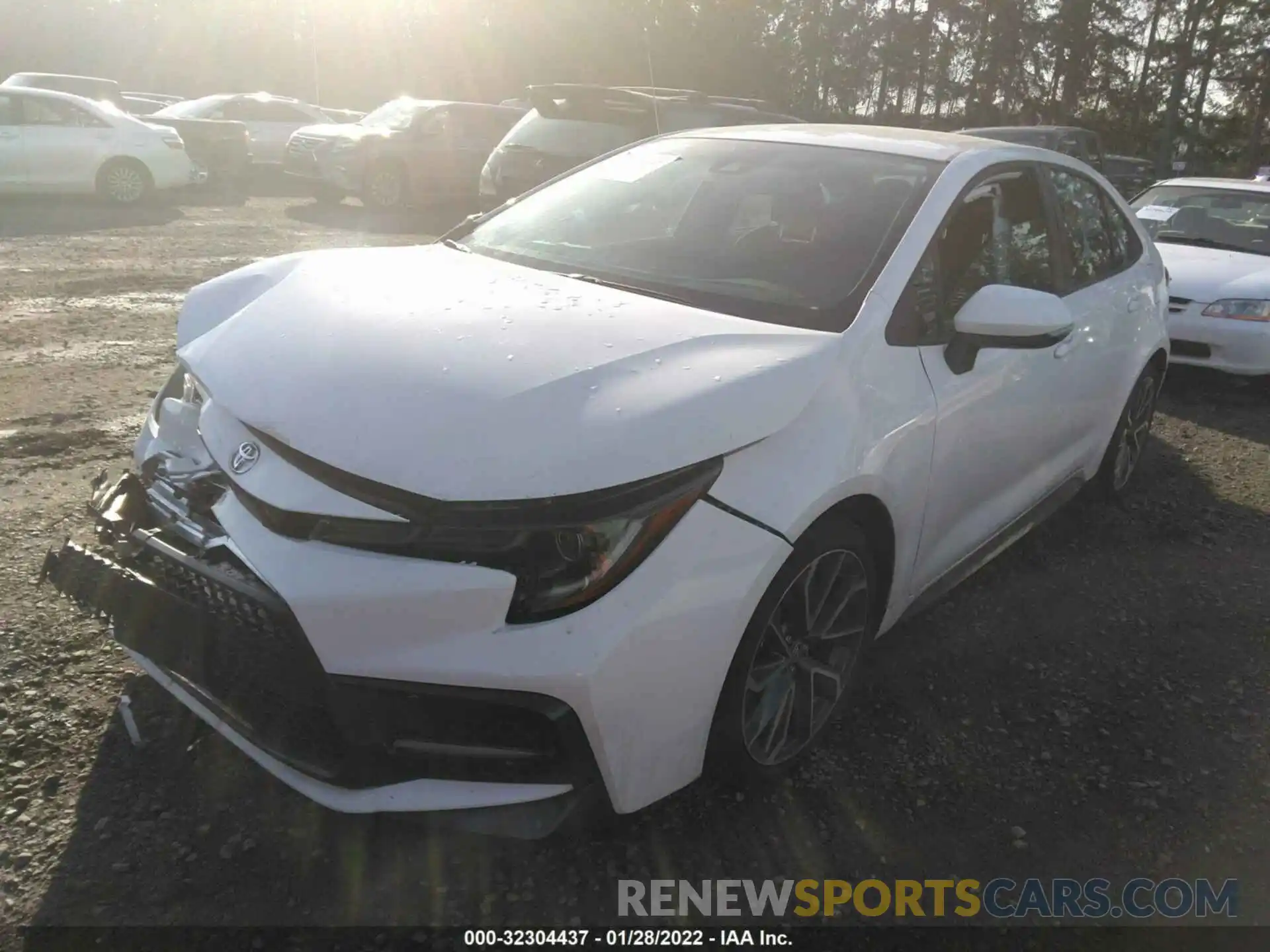 2 Photograph of a damaged car 5YFS4MCE4MP066655 TOYOTA COROLLA 2021