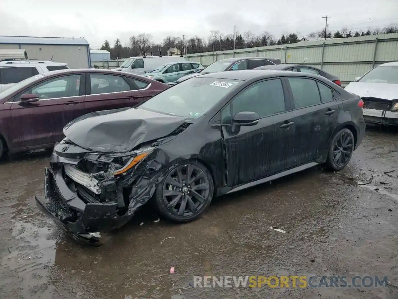 1 Photograph of a damaged car 5YFS4MCE4MP069345 TOYOTA COROLLA 2021