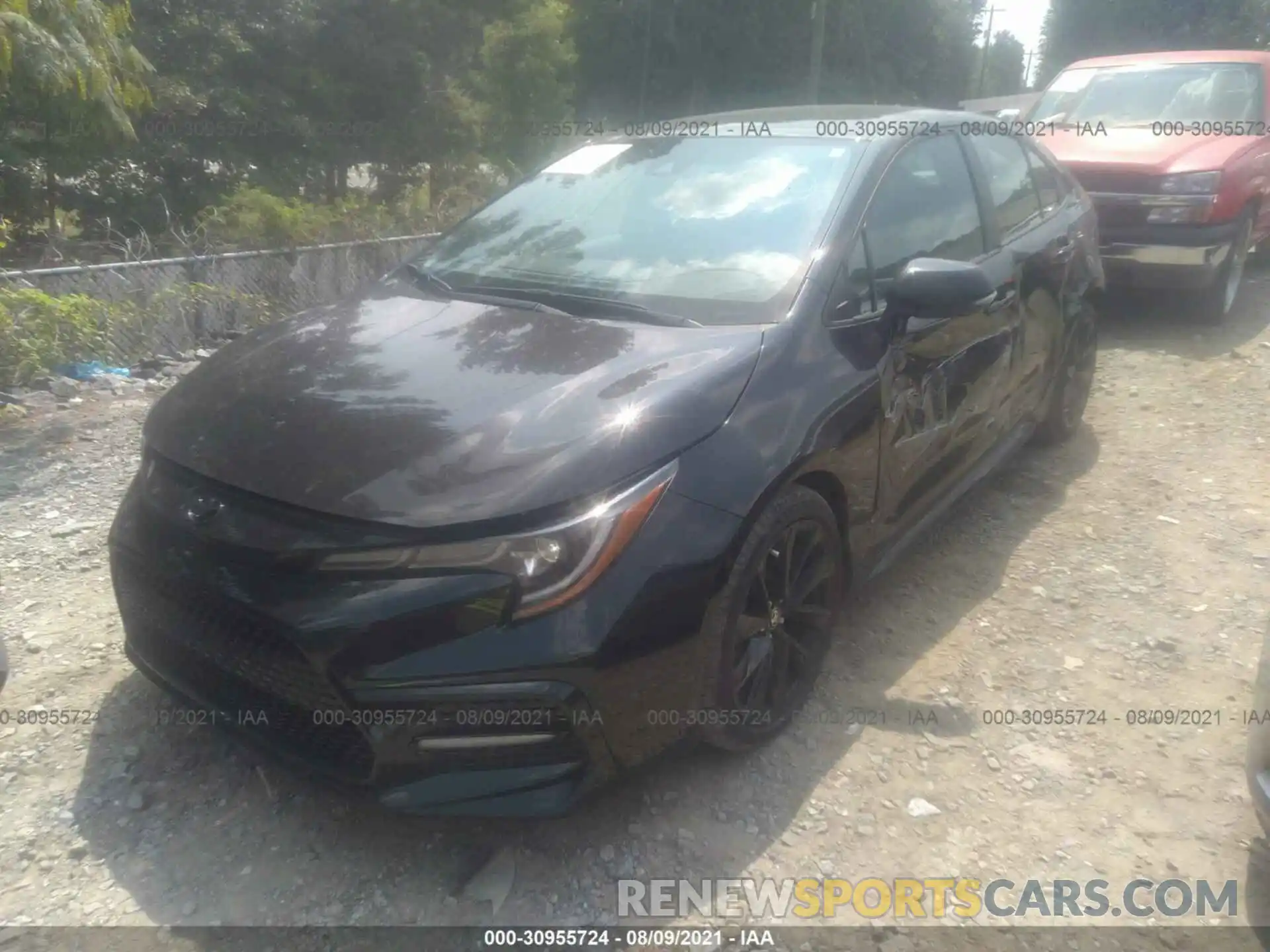 2 Photograph of a damaged car 5YFS4MCE4MP069930 TOYOTA COROLLA 2021