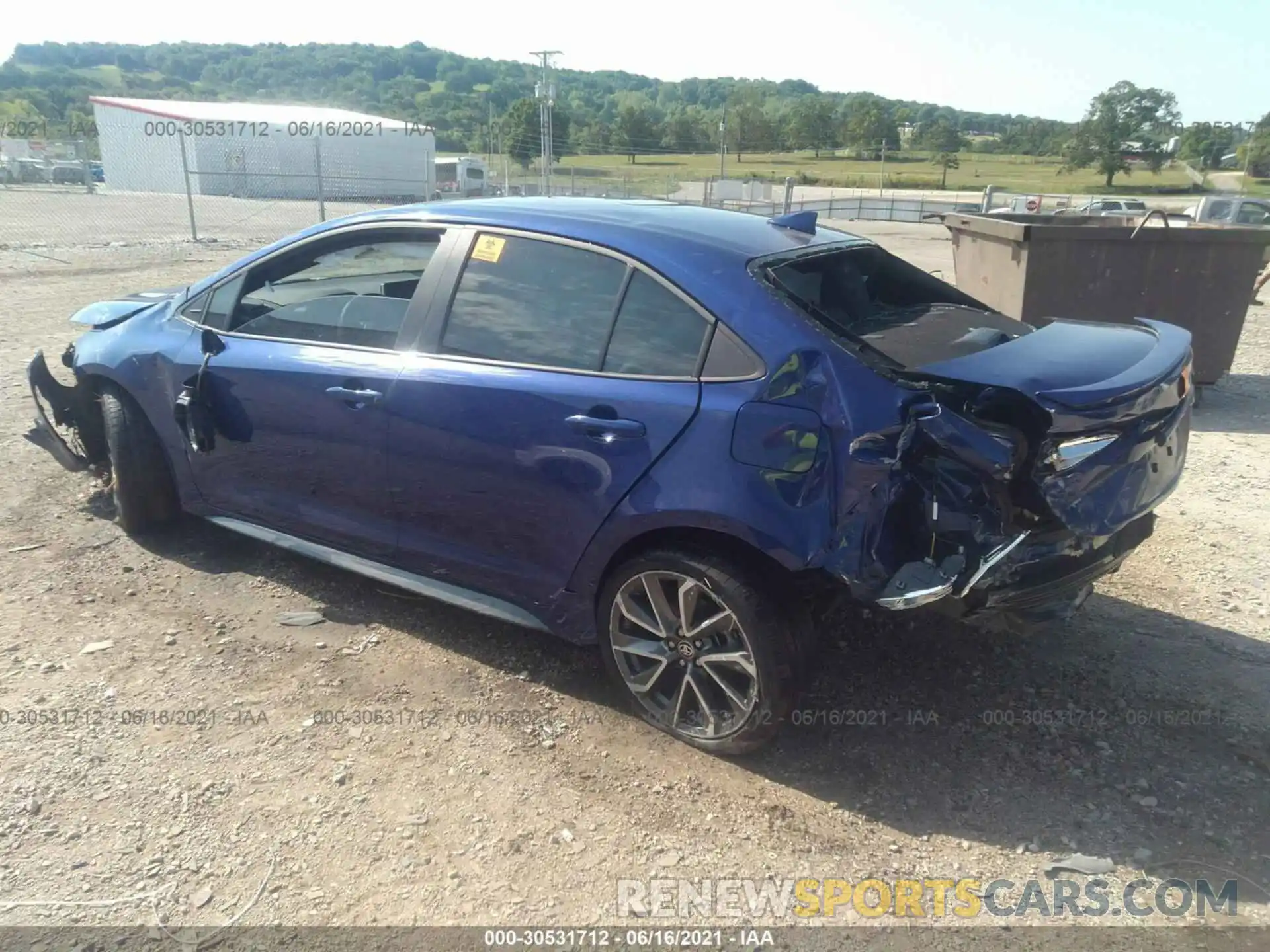 3 Photograph of a damaged car 5YFS4MCE4MP071497 TOYOTA COROLLA 2021