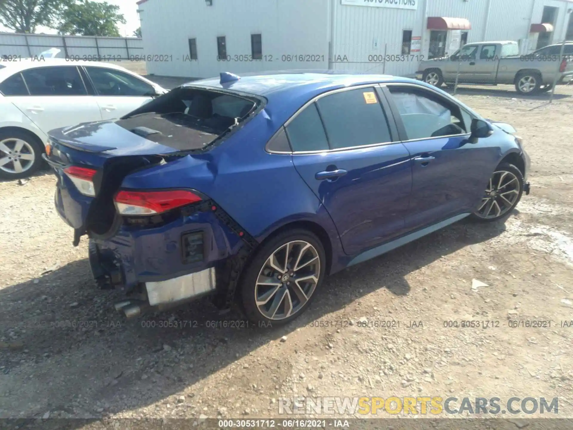 4 Photograph of a damaged car 5YFS4MCE4MP071497 TOYOTA COROLLA 2021