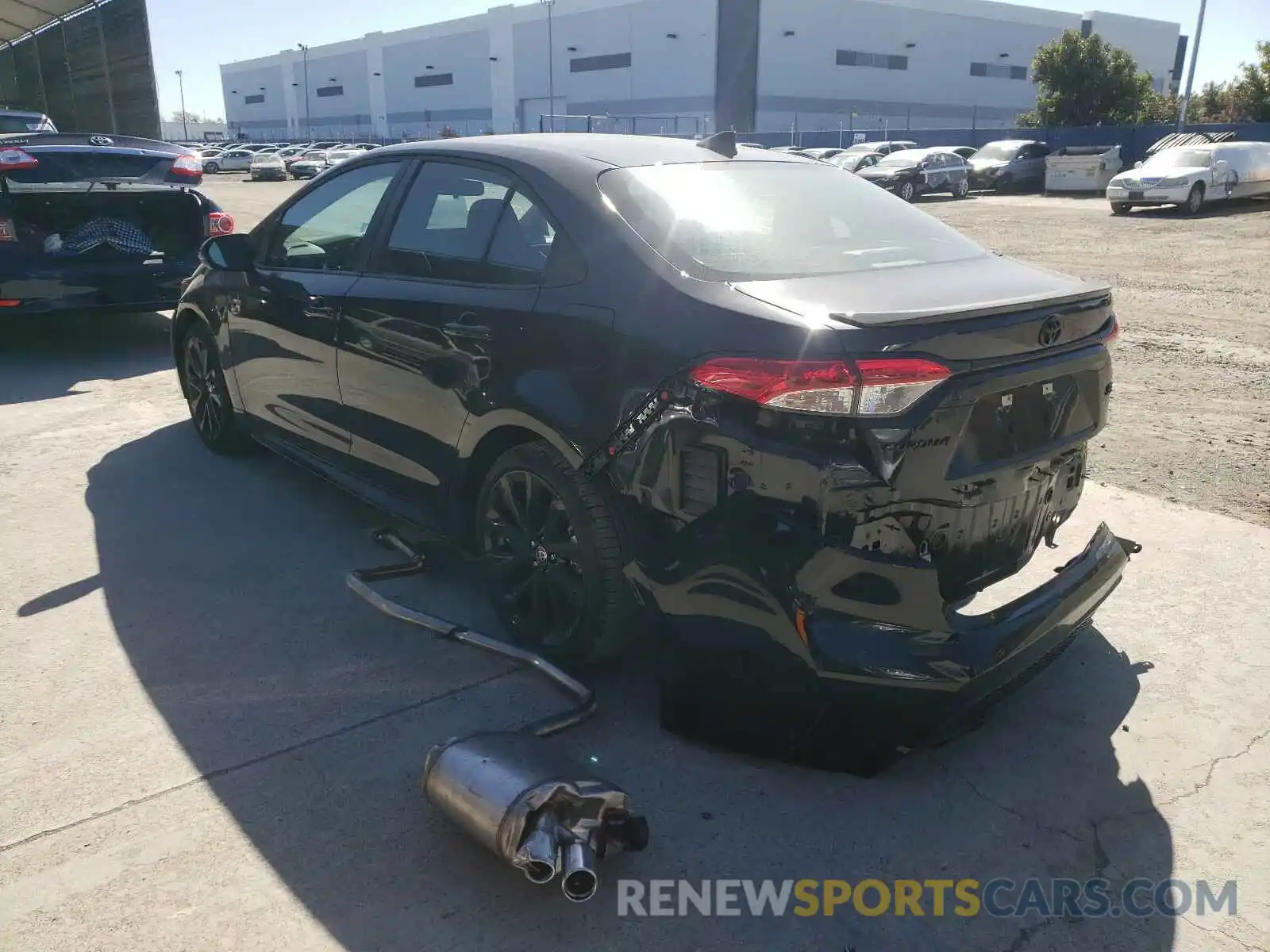 3 Photograph of a damaged car 5YFS4MCE4MP072262 TOYOTA COROLLA 2021