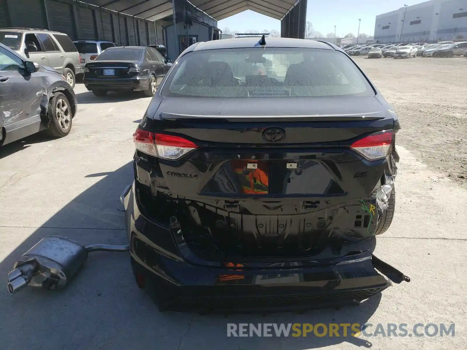 9 Photograph of a damaged car 5YFS4MCE4MP072262 TOYOTA COROLLA 2021