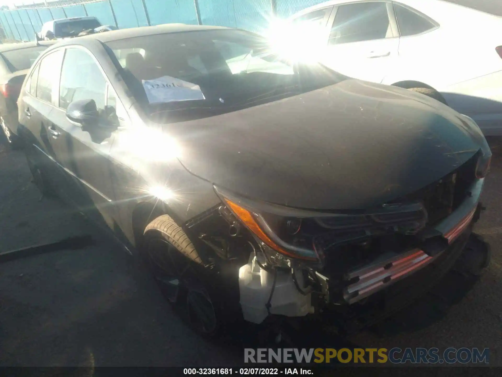 1 Photograph of a damaged car 5YFS4MCE4MP072598 TOYOTA COROLLA 2021