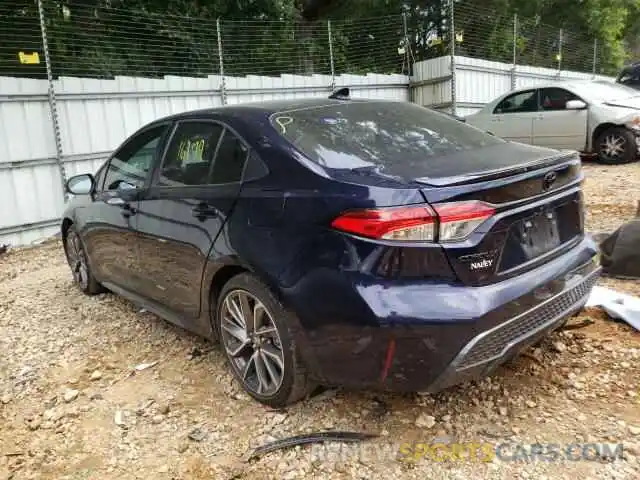 3 Photograph of a damaged car 5YFS4MCE4MP075825 TOYOTA COROLLA 2021