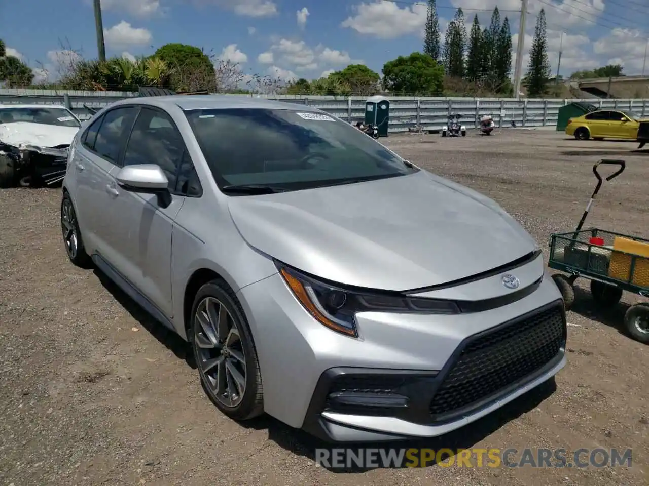 1 Photograph of a damaged car 5YFS4MCE4MP076876 TOYOTA COROLLA 2021