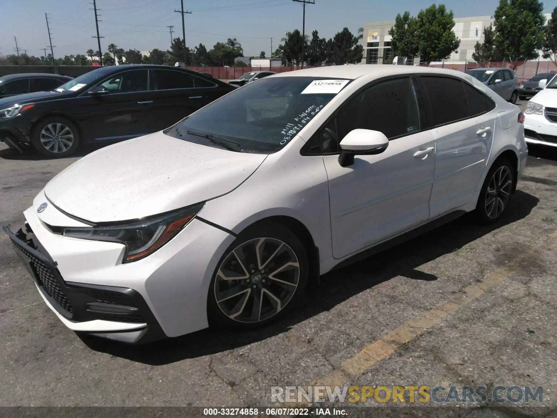 2 Photograph of a damaged car 5YFS4MCE4MP081091 TOYOTA COROLLA 2021