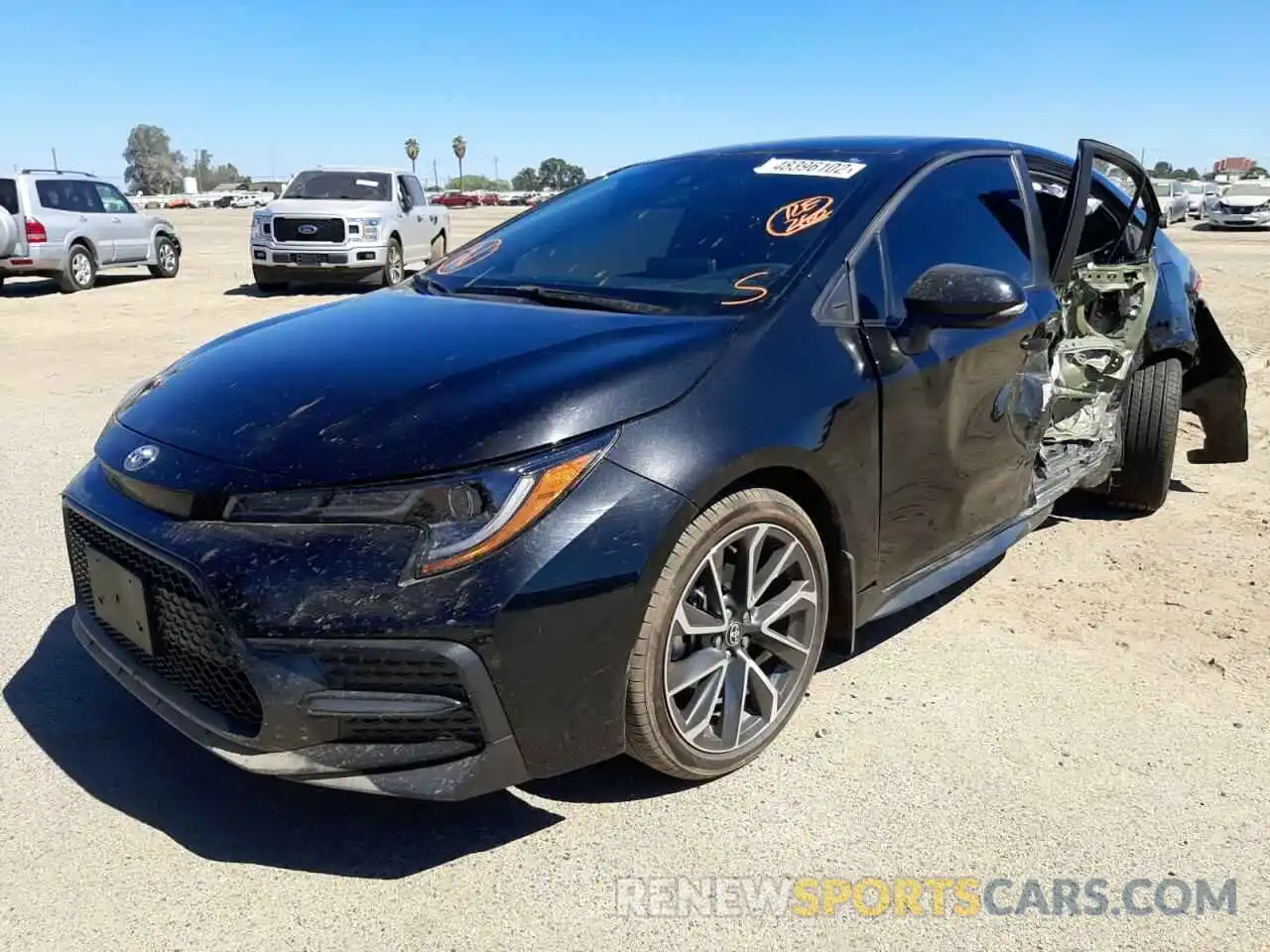 2 Photograph of a damaged car 5YFS4MCE4MP082676 TOYOTA COROLLA 2021