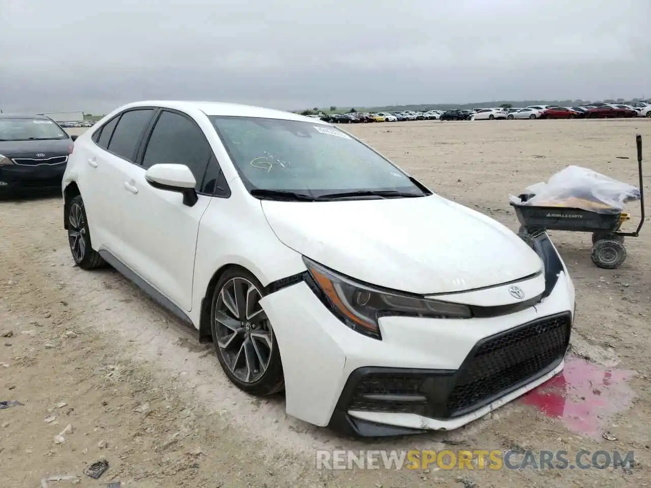 1 Photograph of a damaged car 5YFS4MCE4MP084489 TOYOTA COROLLA 2021