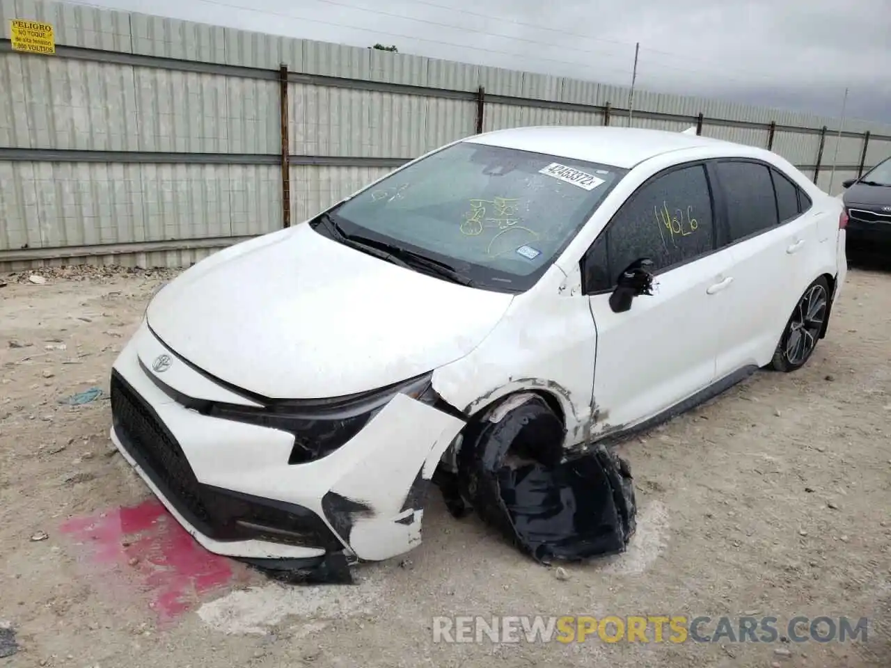 2 Photograph of a damaged car 5YFS4MCE4MP084489 TOYOTA COROLLA 2021