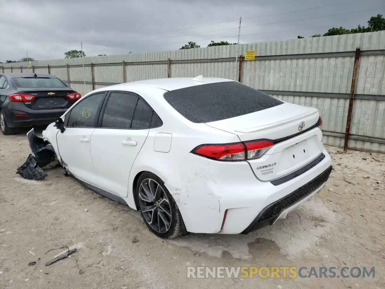 3 Photograph of a damaged car 5YFS4MCE4MP084489 TOYOTA COROLLA 2021