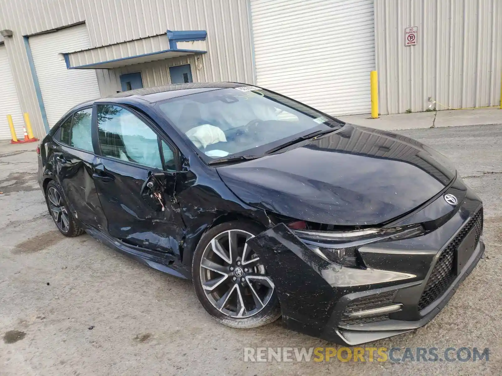 1 Photograph of a damaged car 5YFS4MCE4MP085576 TOYOTA COROLLA 2021