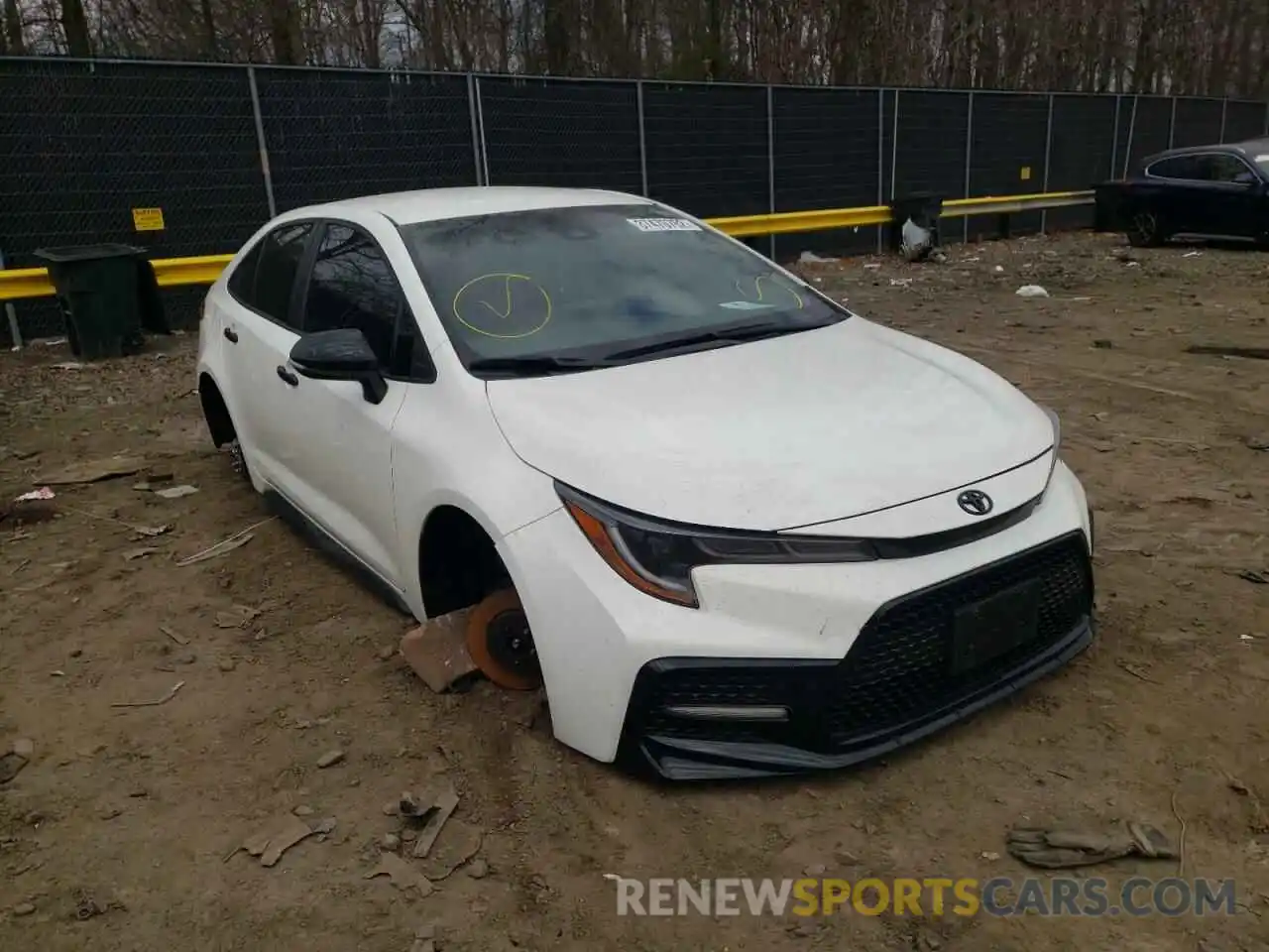 1 Photograph of a damaged car 5YFS4MCE4MP086890 TOYOTA COROLLA 2021