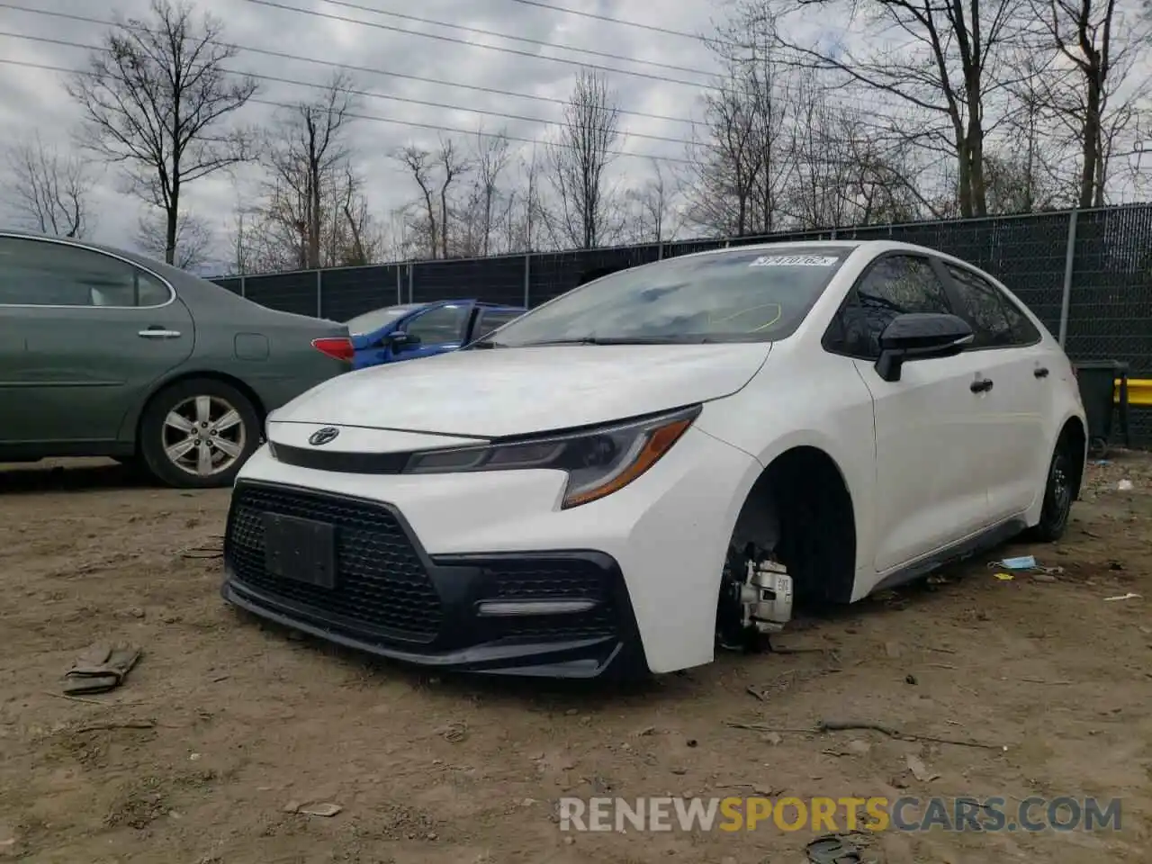 2 Photograph of a damaged car 5YFS4MCE4MP086890 TOYOTA COROLLA 2021