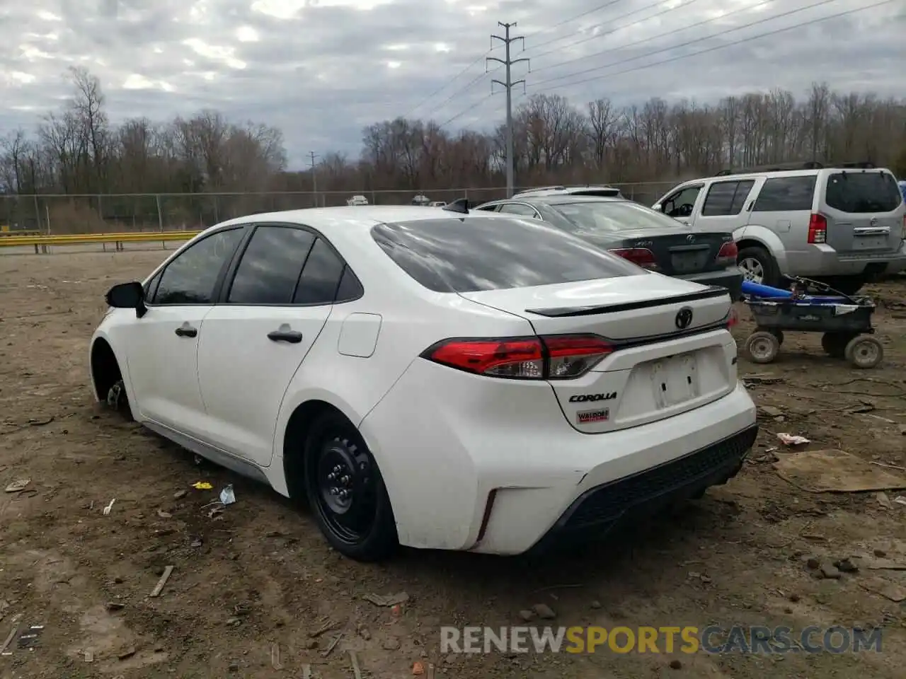 3 Photograph of a damaged car 5YFS4MCE4MP086890 TOYOTA COROLLA 2021