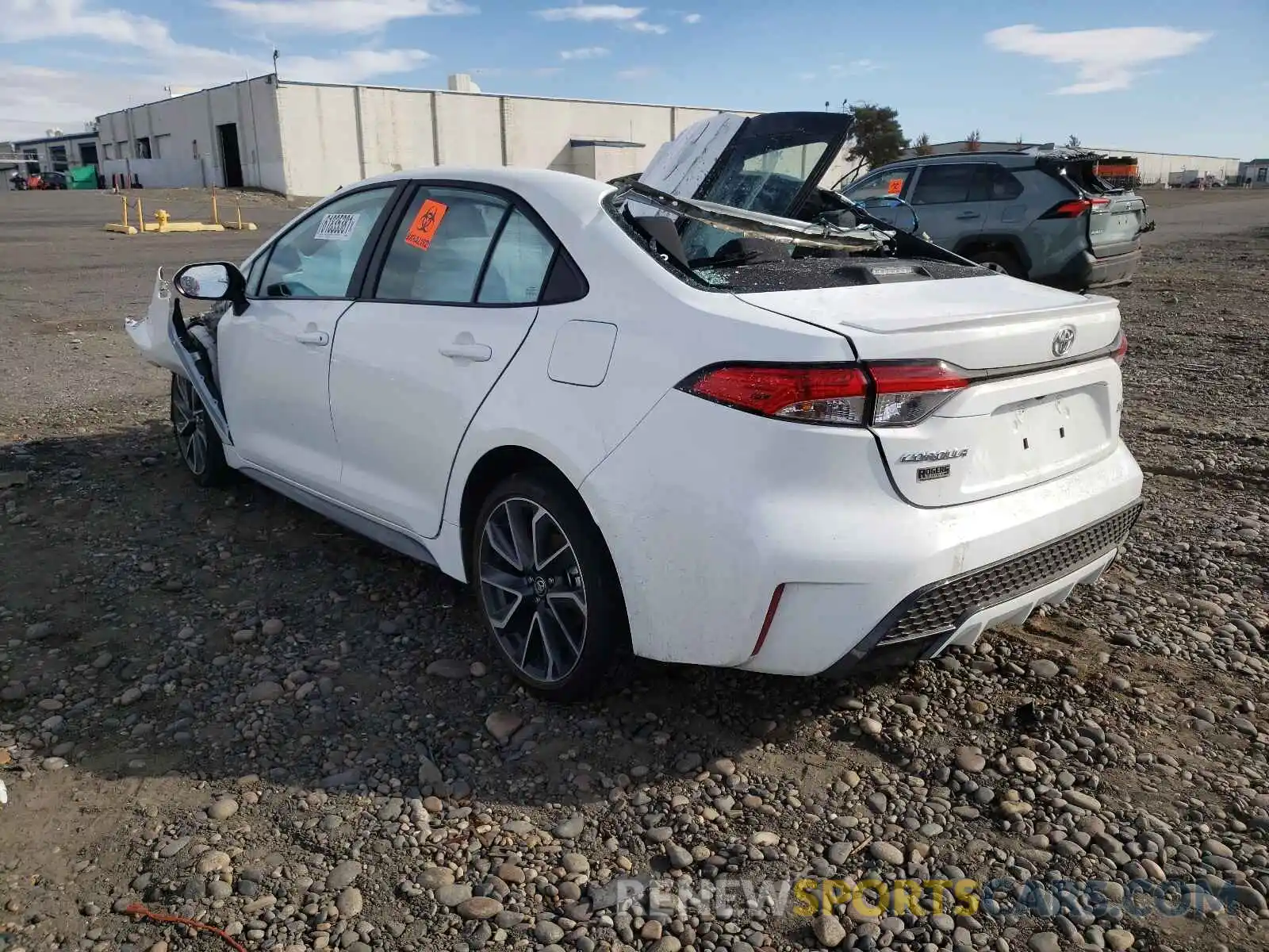 3 Photograph of a damaged car 5YFS4MCE4MP087117 TOYOTA COROLLA 2021