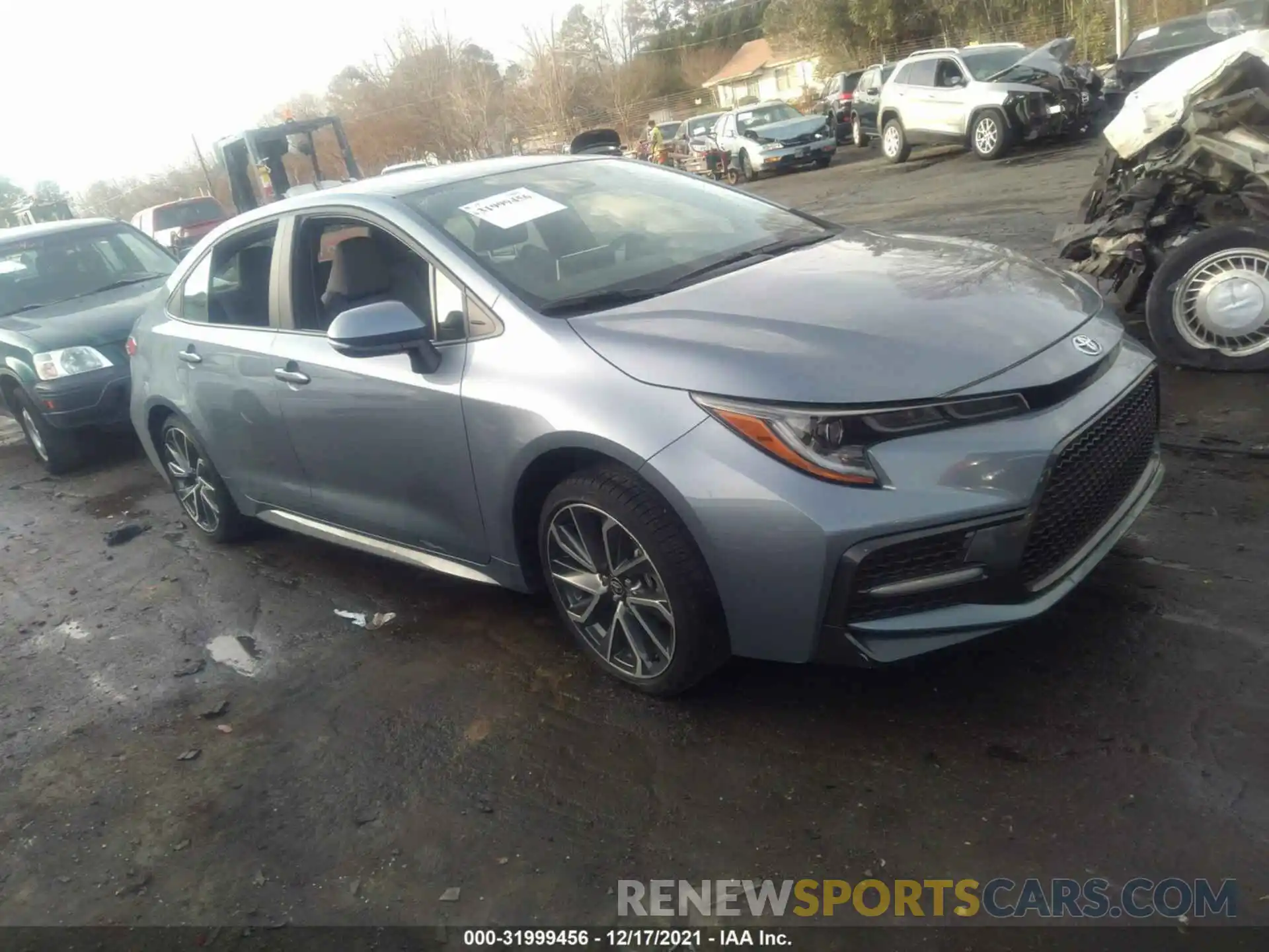 1 Photograph of a damaged car 5YFS4MCE4MP091247 TOYOTA COROLLA 2021