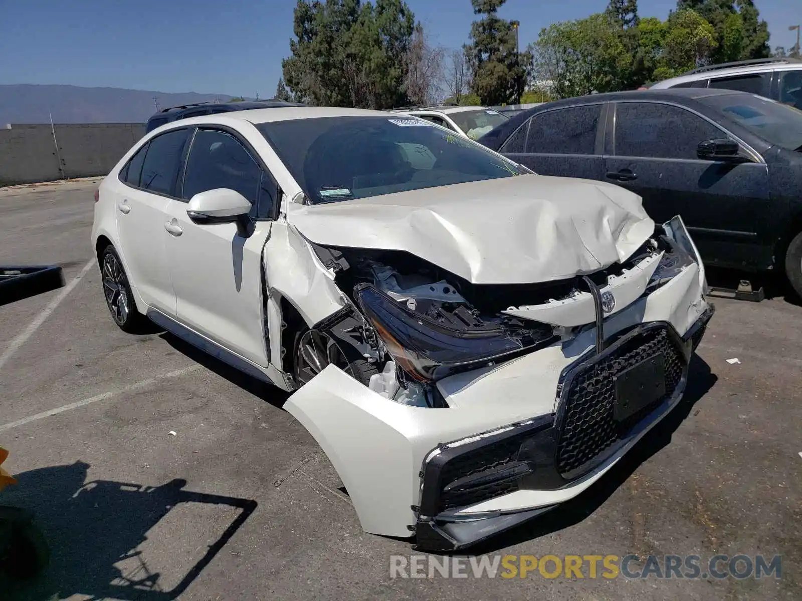 1 Photograph of a damaged car 5YFS4MCE4MP091491 TOYOTA COROLLA 2021