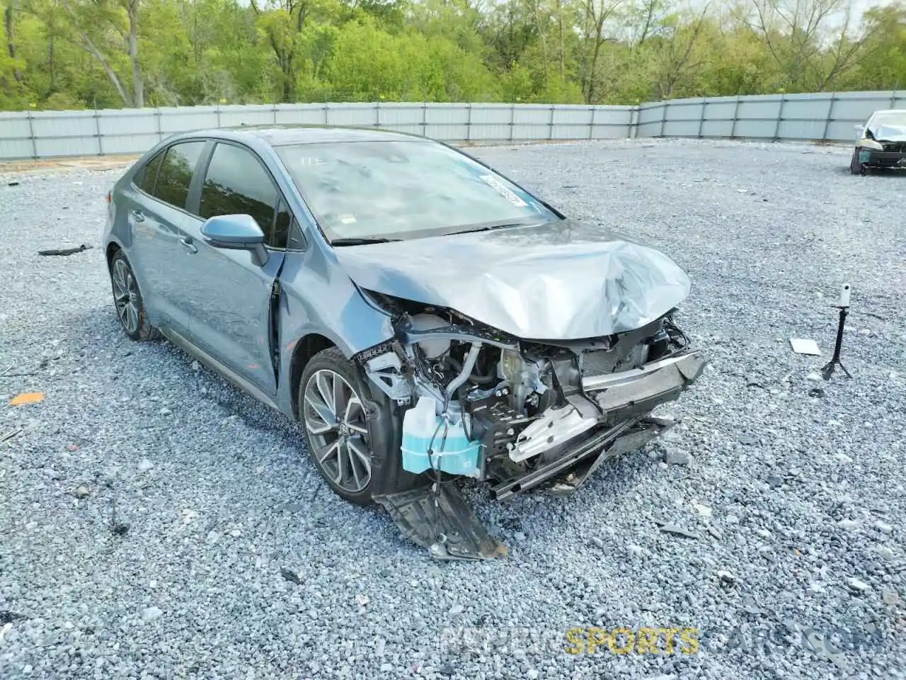 1 Photograph of a damaged car 5YFS4MCE4MP091720 TOYOTA COROLLA 2021