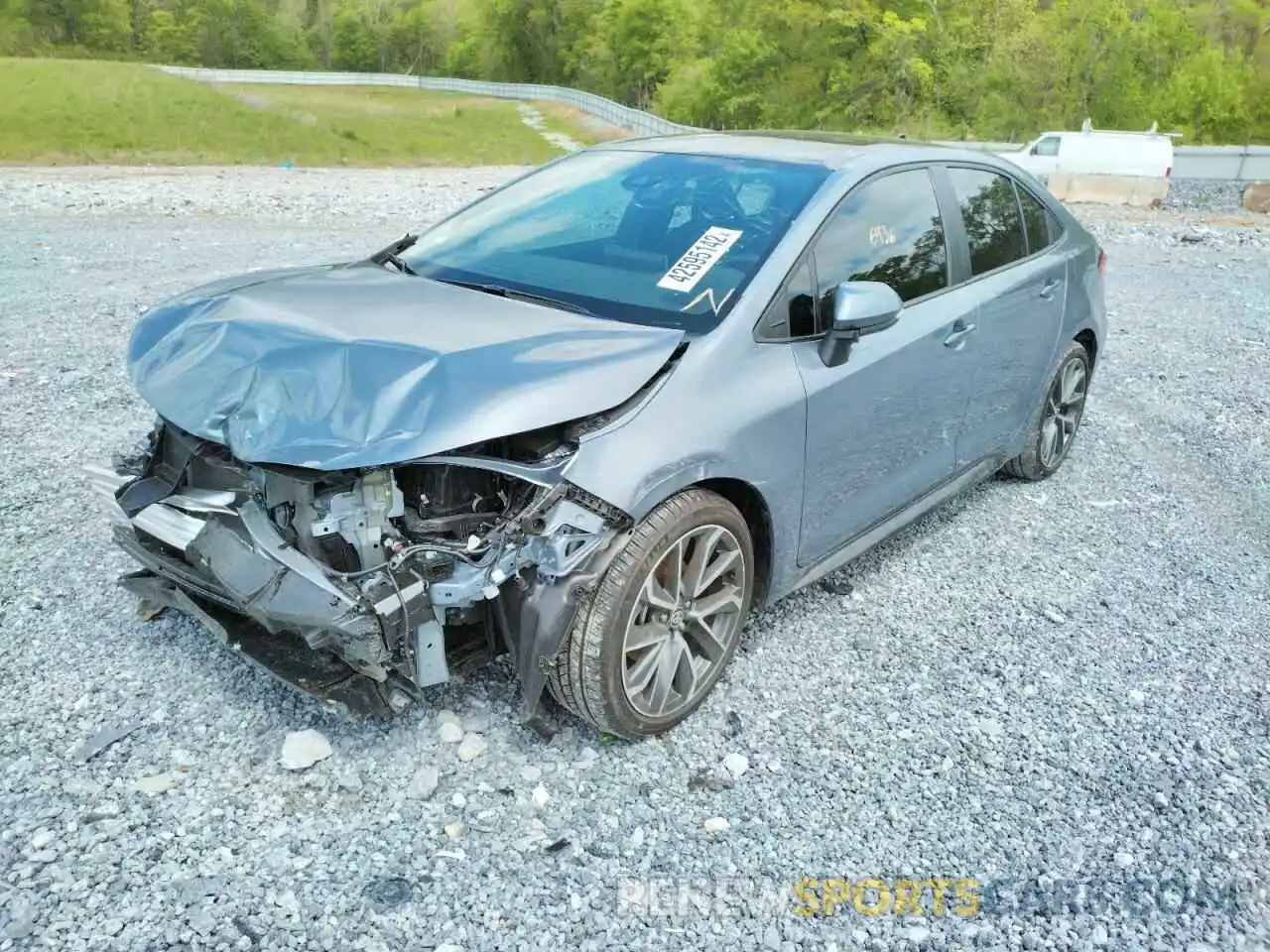 2 Photograph of a damaged car 5YFS4MCE4MP091720 TOYOTA COROLLA 2021