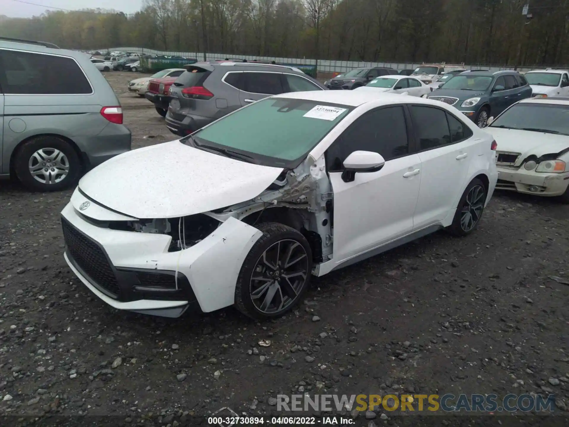 2 Photograph of a damaged car 5YFS4MCE4MP093208 TOYOTA COROLLA 2021