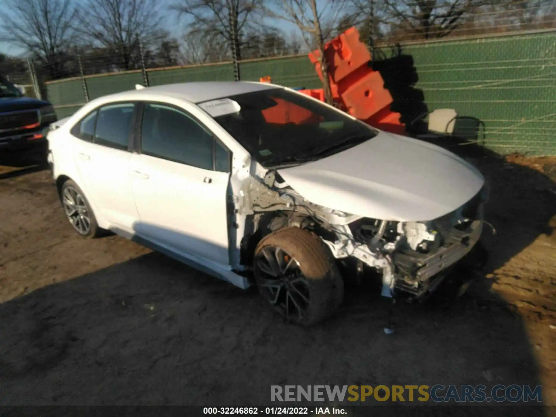 1 Photograph of a damaged car 5YFS4MCE4MP097727 TOYOTA COROLLA 2021