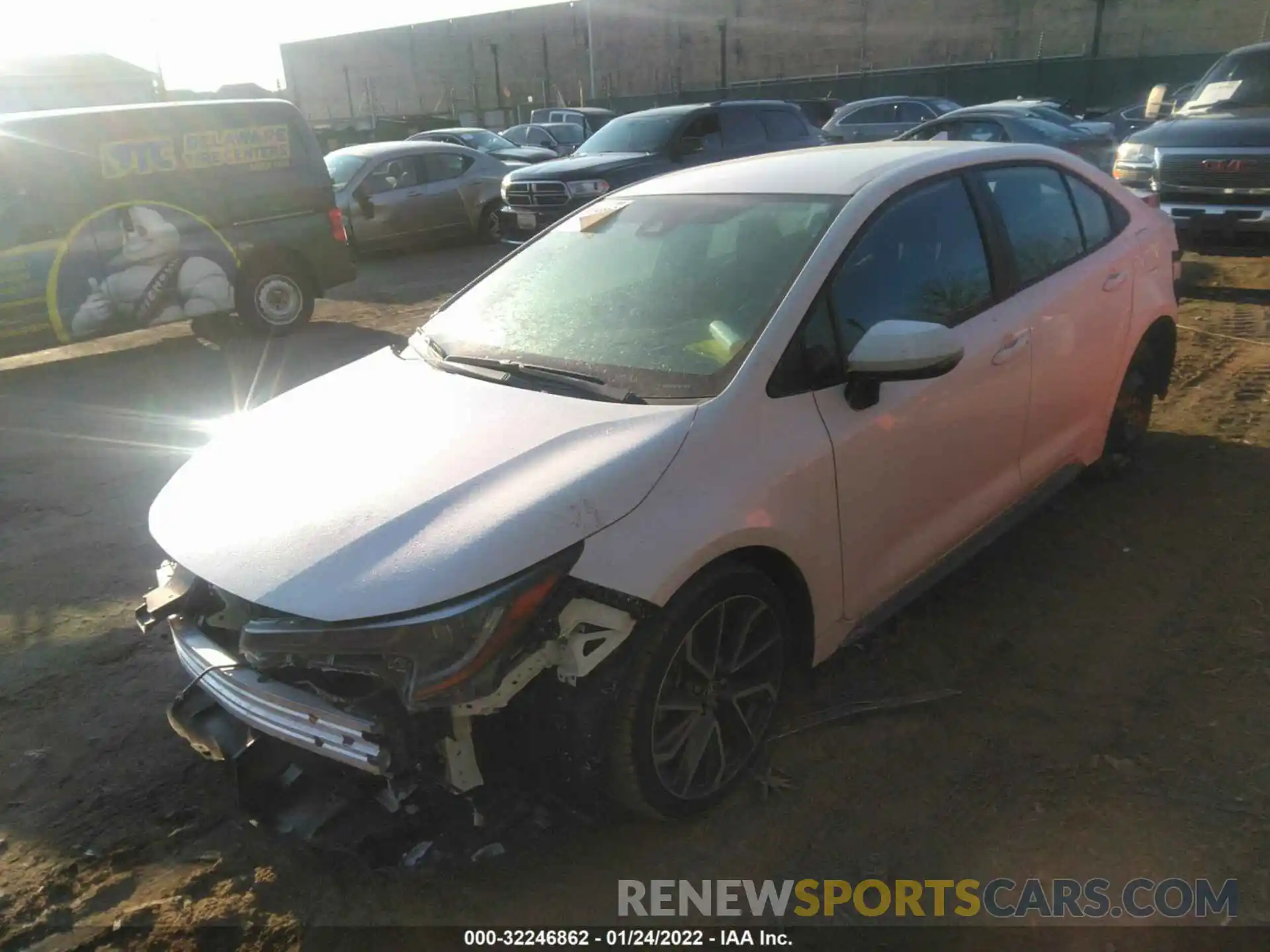 2 Photograph of a damaged car 5YFS4MCE4MP097727 TOYOTA COROLLA 2021