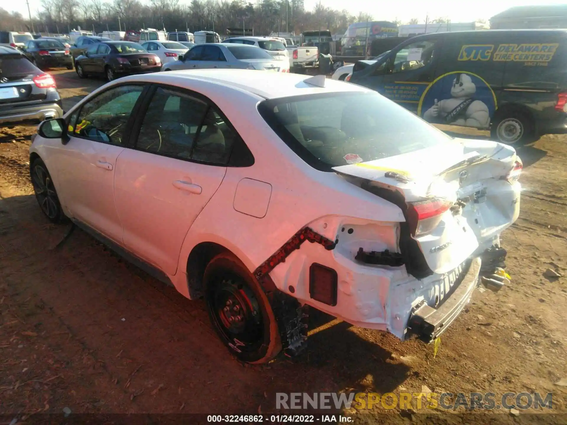 3 Photograph of a damaged car 5YFS4MCE4MP097727 TOYOTA COROLLA 2021