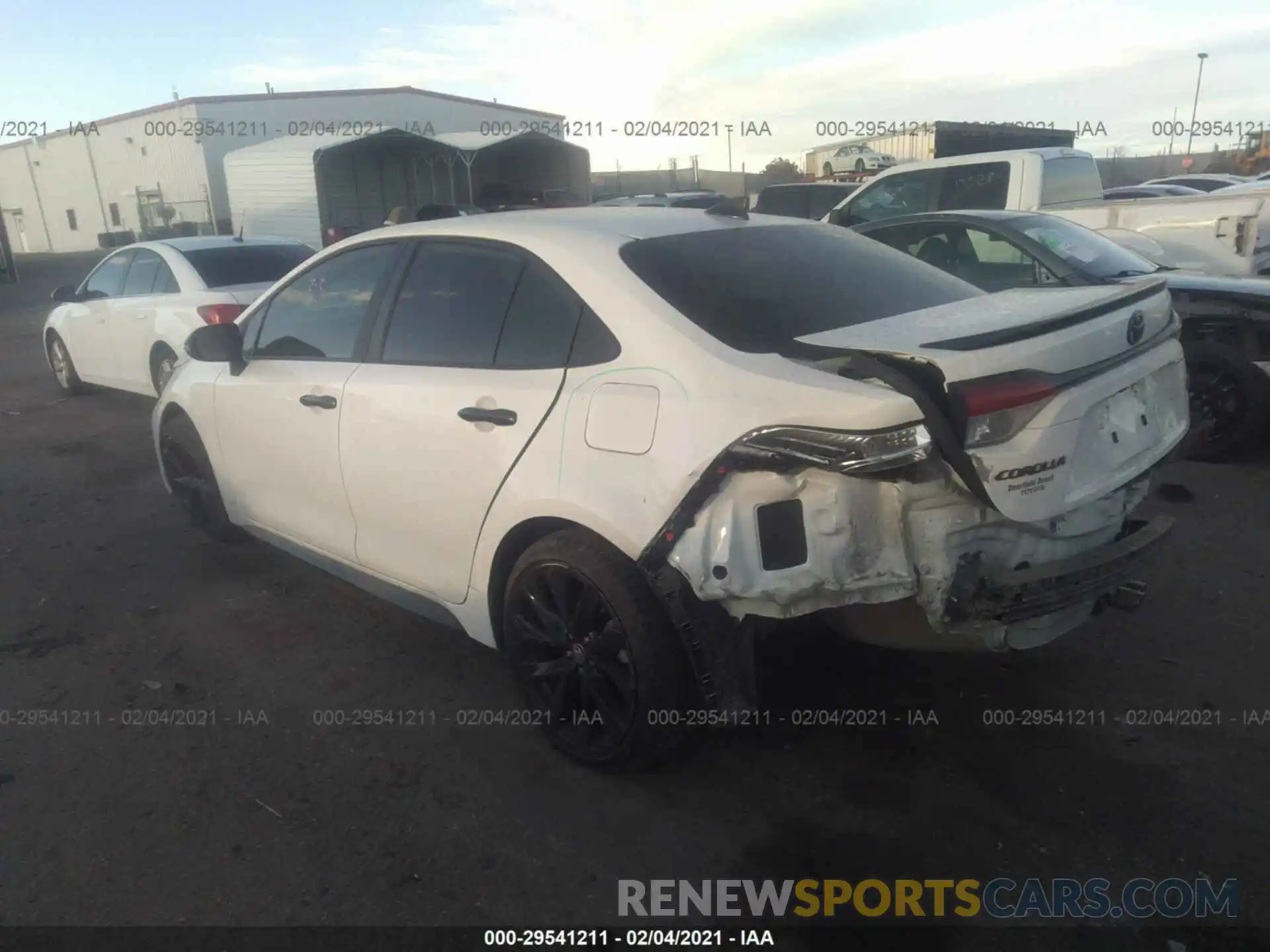 3 Photograph of a damaged car 5YFS4MCE5MP057995 TOYOTA COROLLA 2021