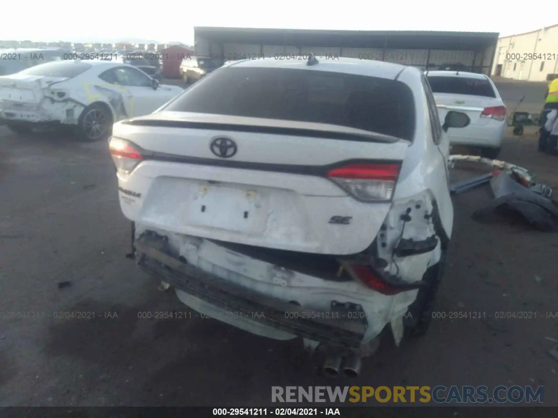 6 Photograph of a damaged car 5YFS4MCE5MP057995 TOYOTA COROLLA 2021