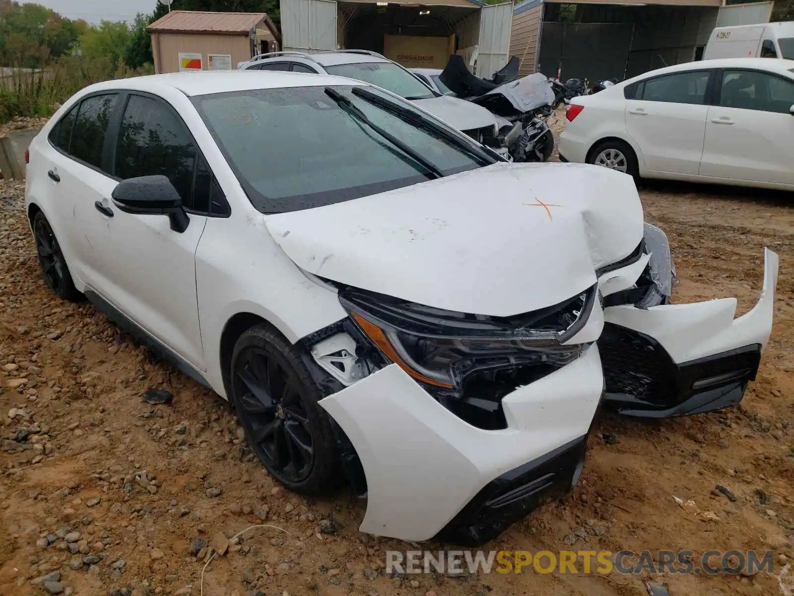 1 Photograph of a damaged car 5YFS4MCE5MP059116 TOYOTA COROLLA 2021