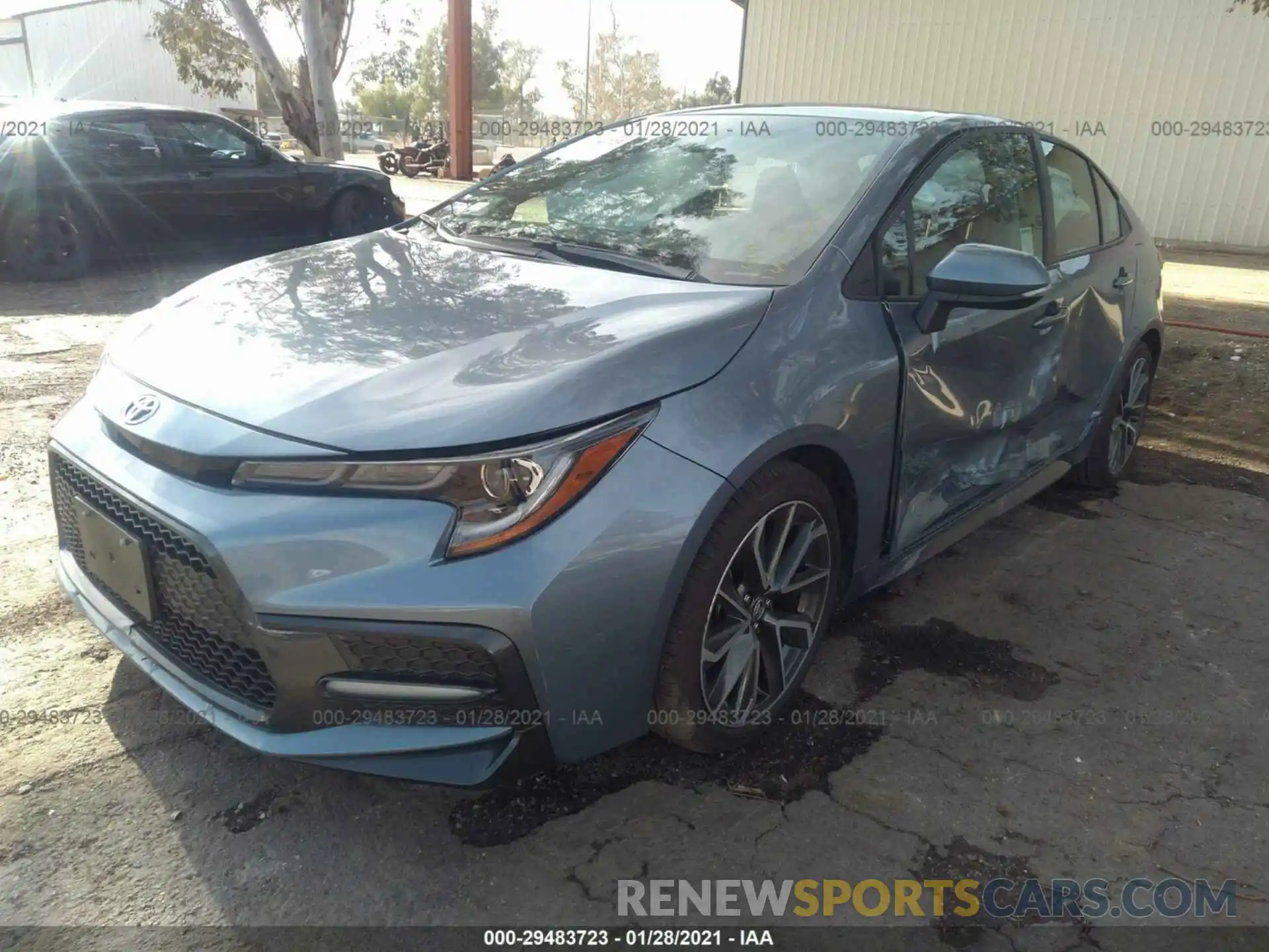 2 Photograph of a damaged car 5YFS4MCE5MP060119 TOYOTA COROLLA 2021