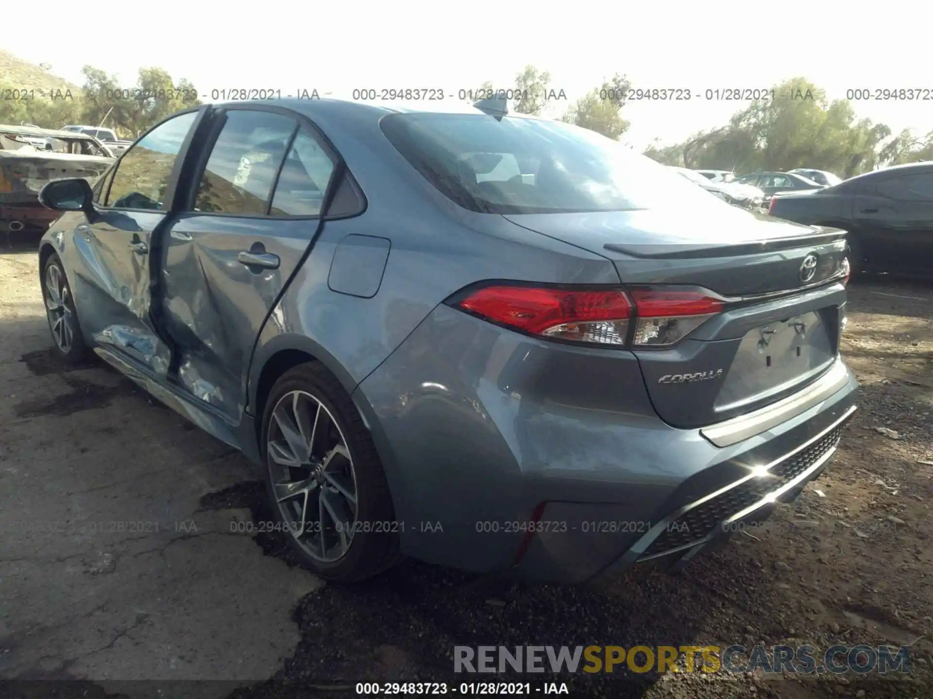 3 Photograph of a damaged car 5YFS4MCE5MP060119 TOYOTA COROLLA 2021