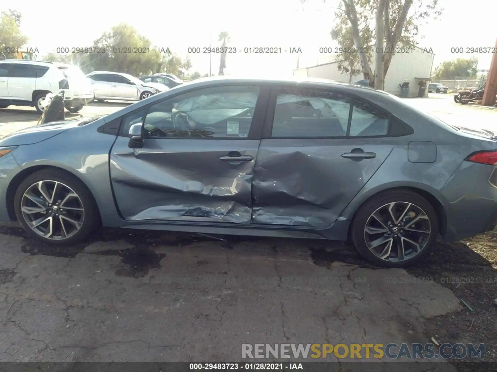 6 Photograph of a damaged car 5YFS4MCE5MP060119 TOYOTA COROLLA 2021