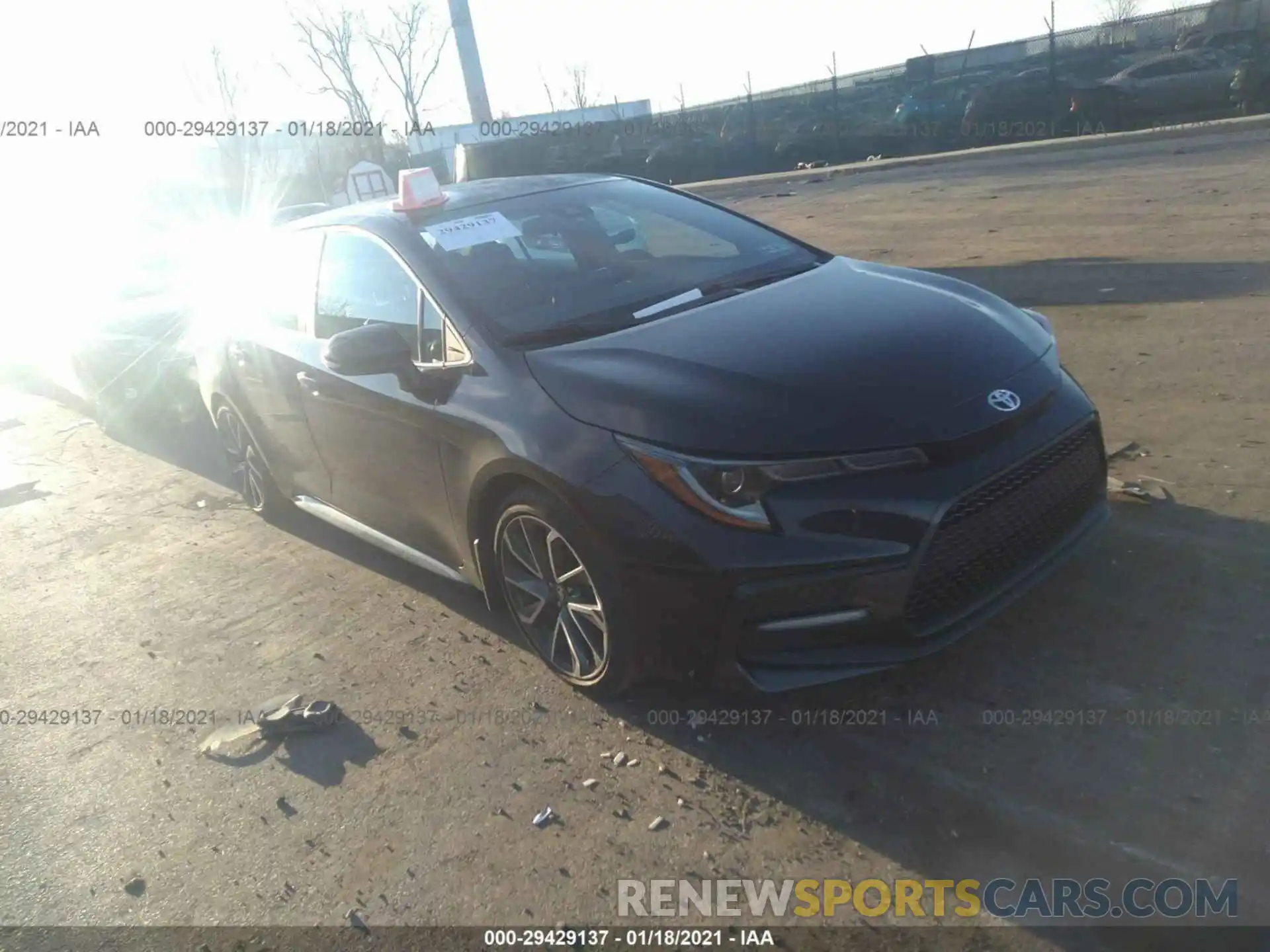 1 Photograph of a damaged car 5YFS4MCE5MP060556 TOYOTA COROLLA 2021