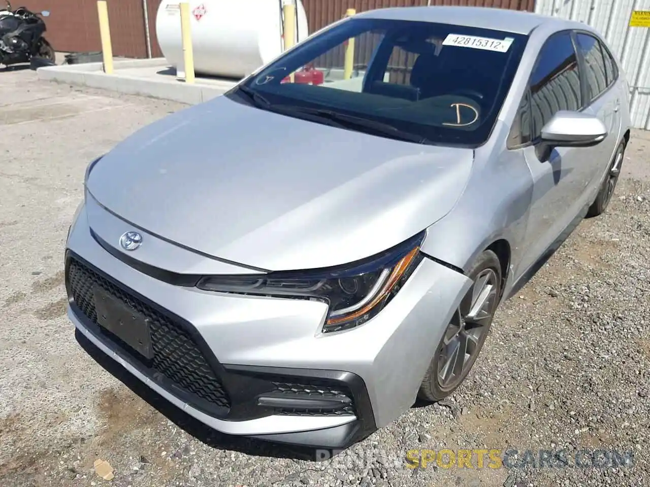 2 Photograph of a damaged car 5YFS4MCE5MP061030 TOYOTA COROLLA 2021